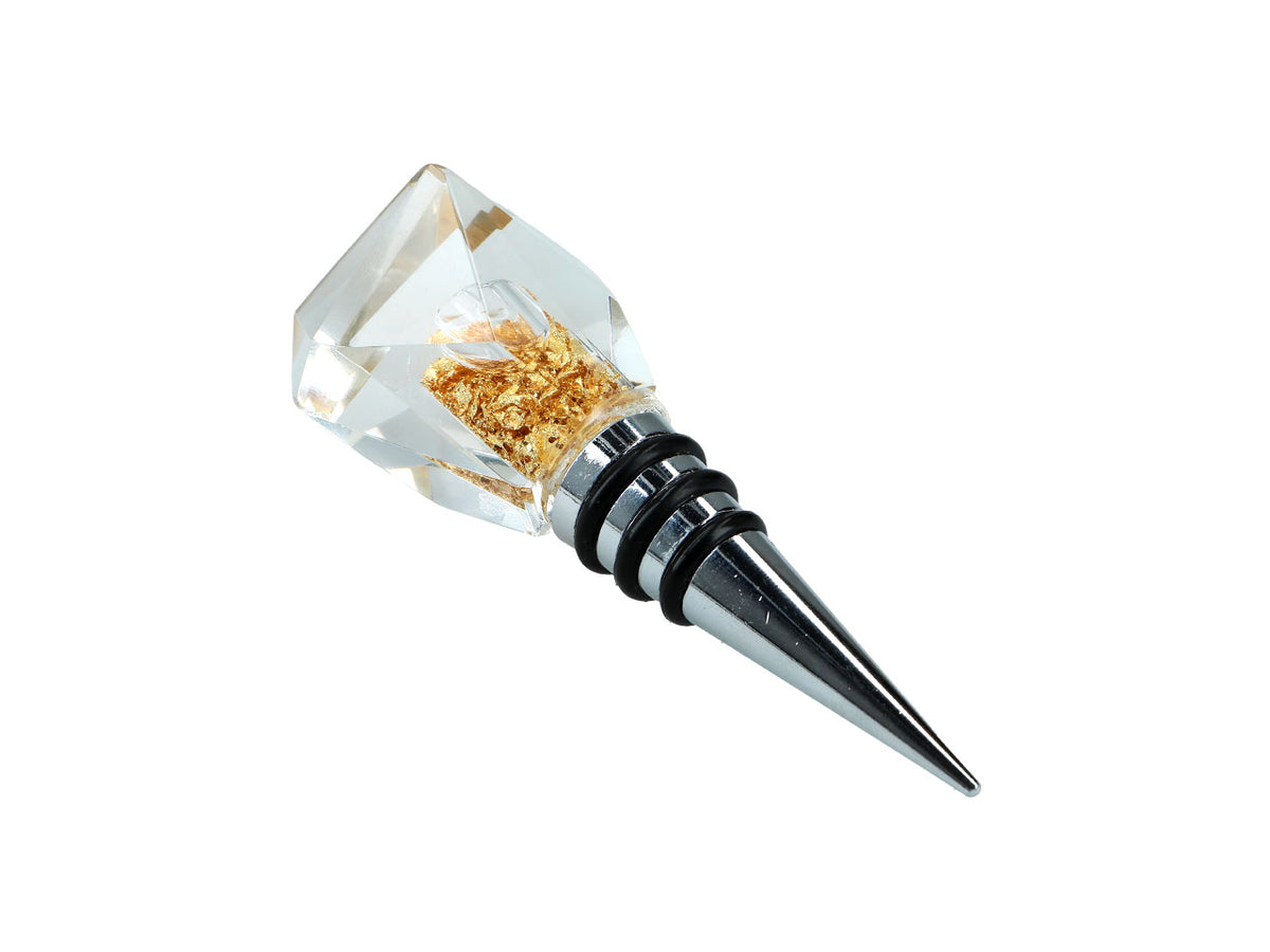 Flaskelukker med guldglimmer 10.5 cm lang