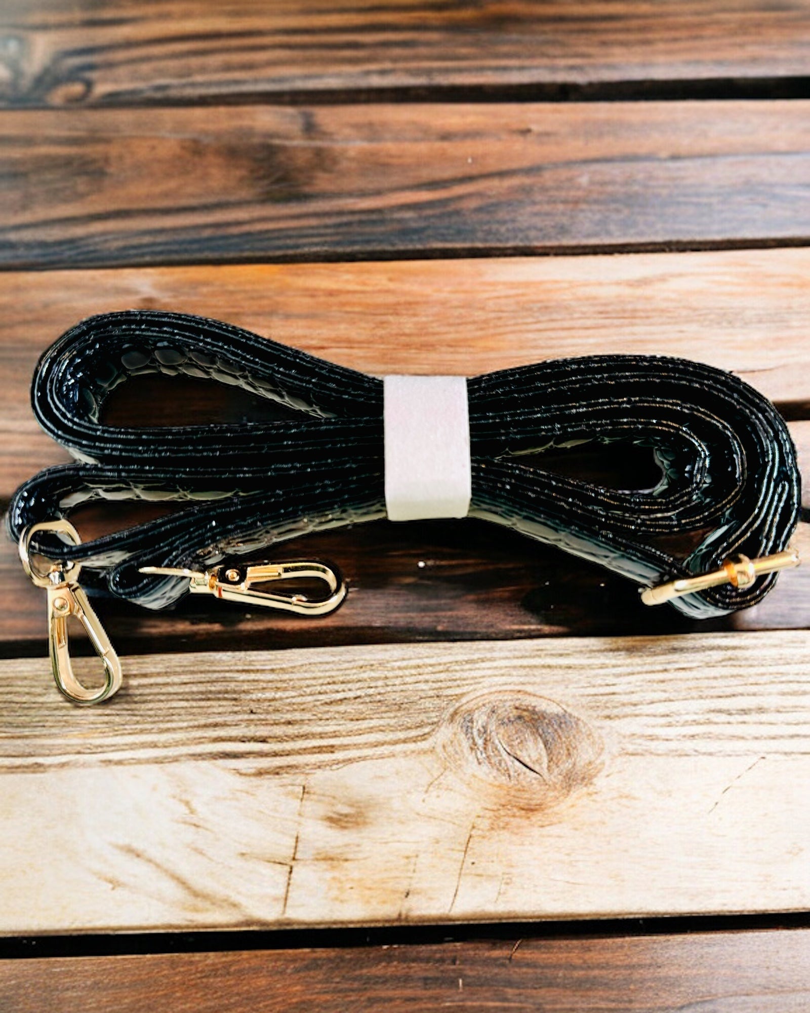 Damehåndtaske “Elegant Klaver” i Sort og Hvid