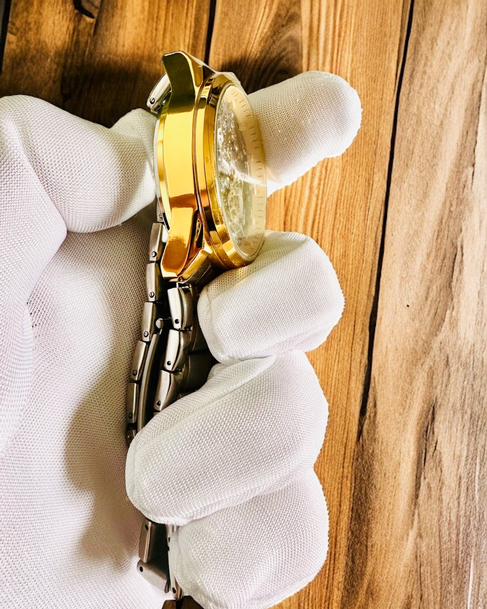 Mænds Kvartsur "Vision Sport" – Dobbeltsidet Gennemsigtig med Aluminium