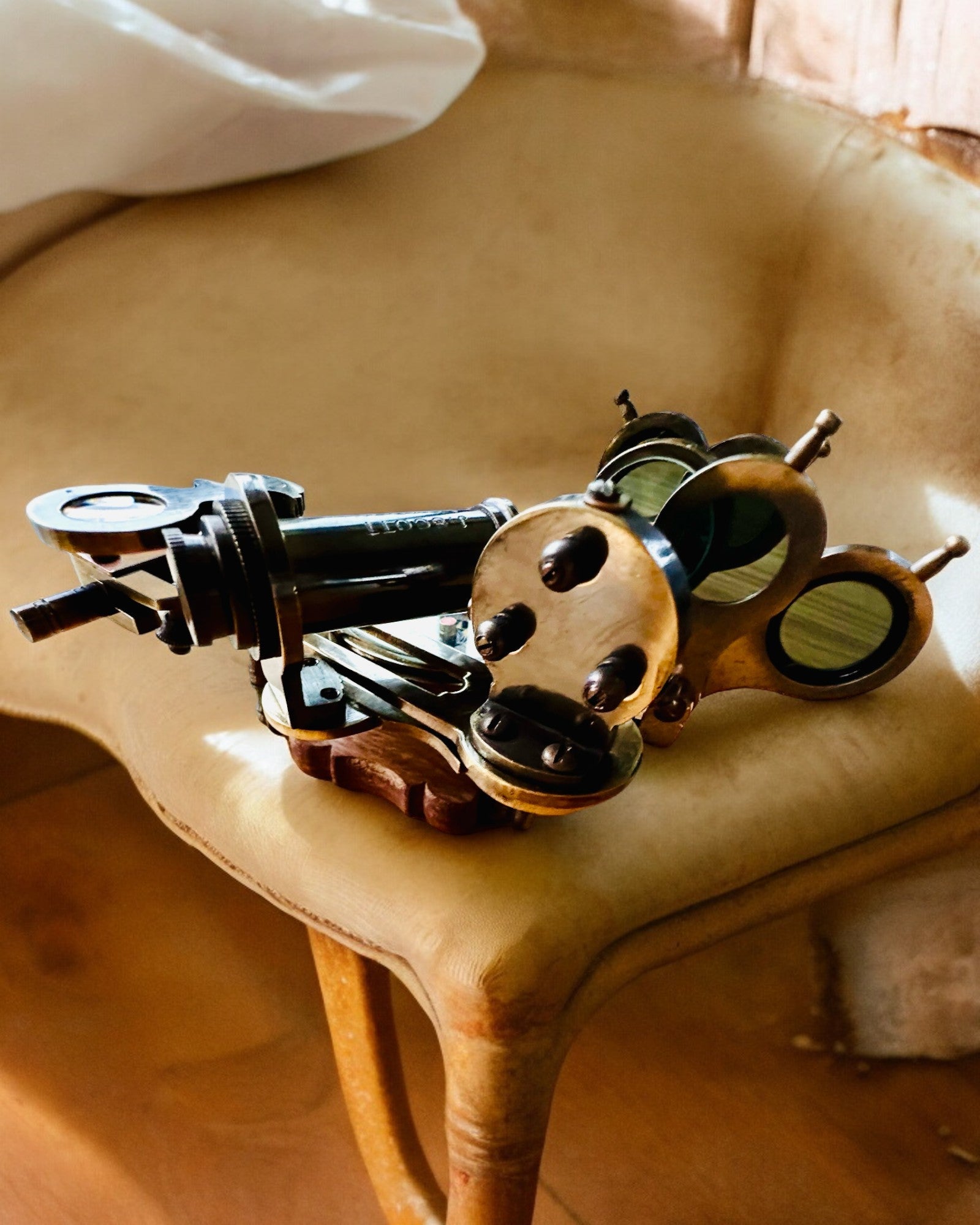 Sekstant Premium med Antik Kompas - mulighed for personlig gravering