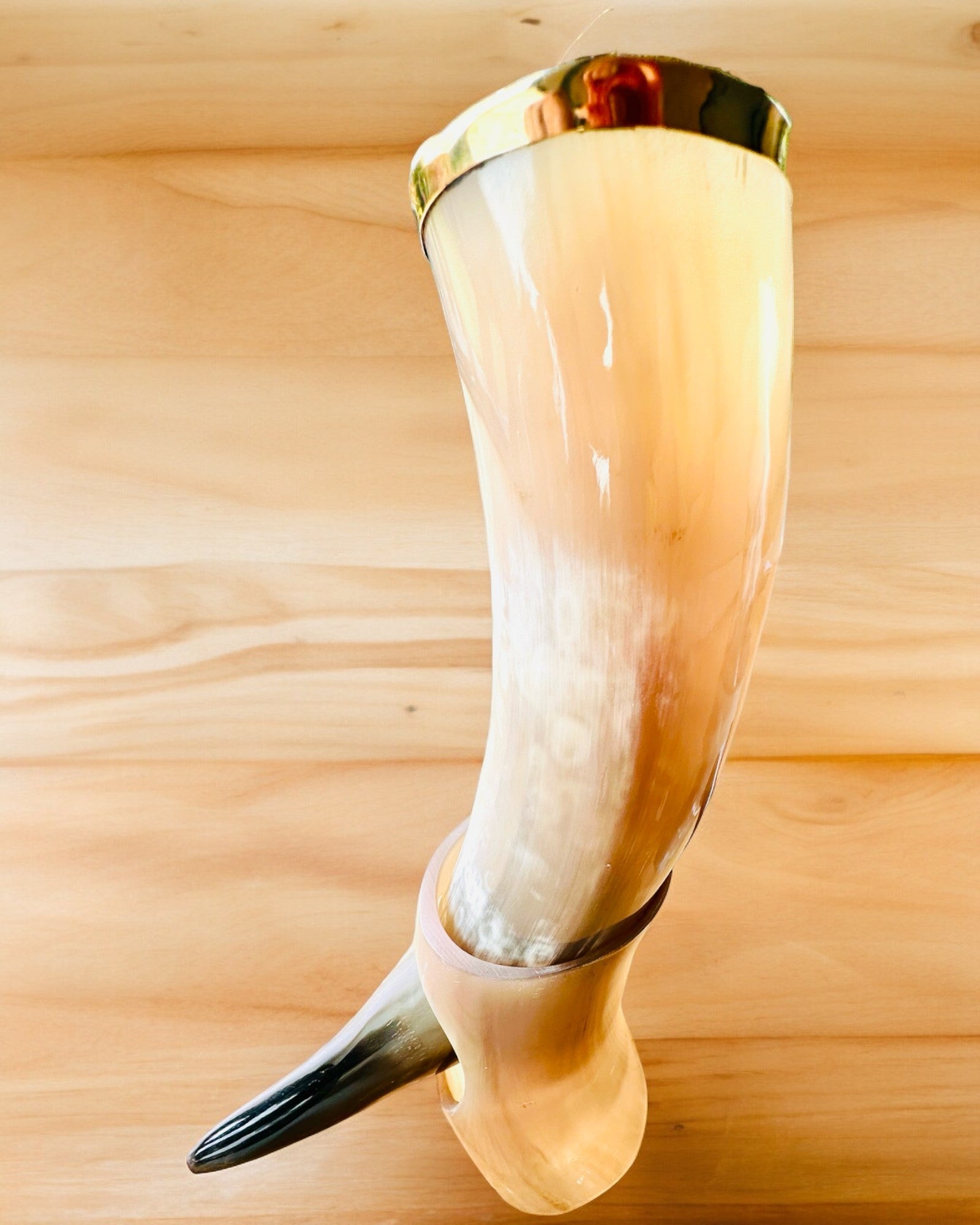 Hornkrus "Viking Valor" - Håndgraveret, Premium Kvalitet - 4 varianter at vælge imellem