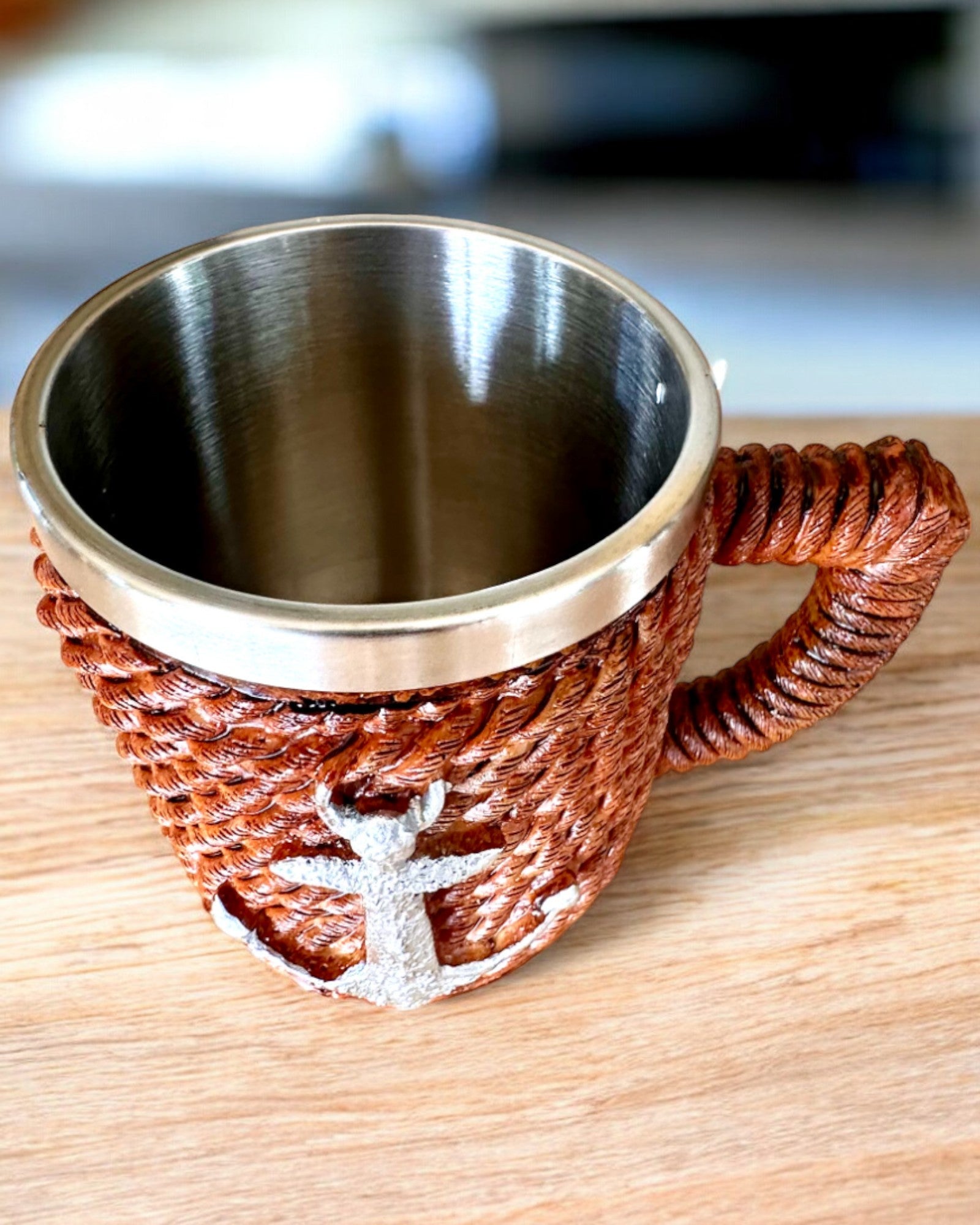 Krus "Morski Skarb" i rustfrit stål, mulighed for personlig gravering som gave