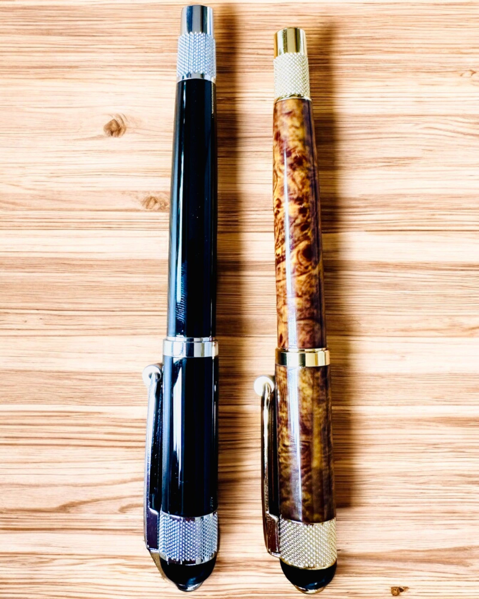 Elegant "Majestic" kuglepen med mulighed for personliggørelse som gave, 2 farvevarianter at vælge imellem