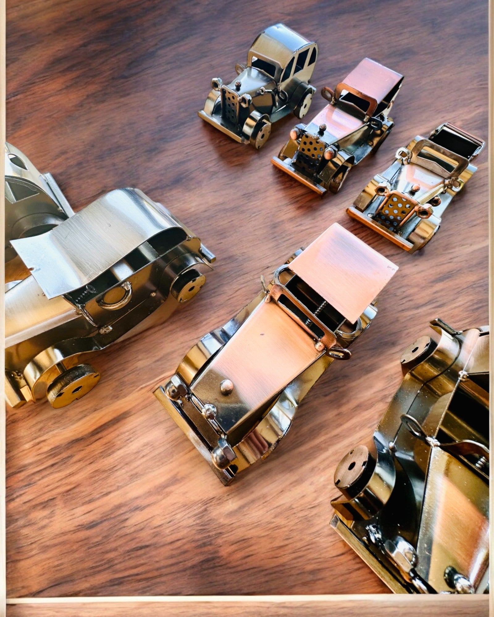 Retro klassisk bil, bil, af jern - "Vintage Drive" kollektion, bilmodel, personliggørelse med gravering som gave