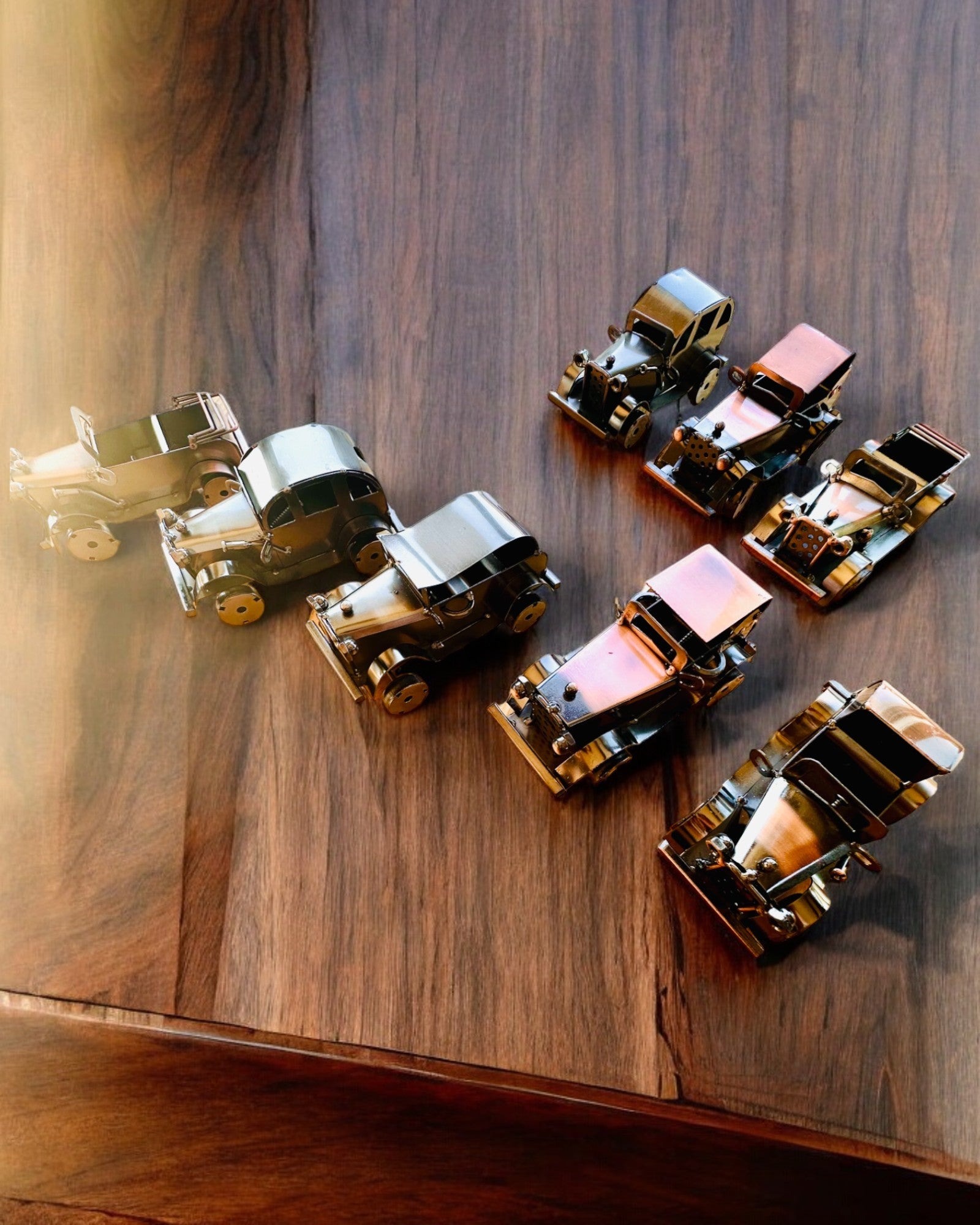 Retro klassisk bil, bil, af jern - "Vintage Drive" kollektion, bilmodel, personliggørelse med gravering som gave