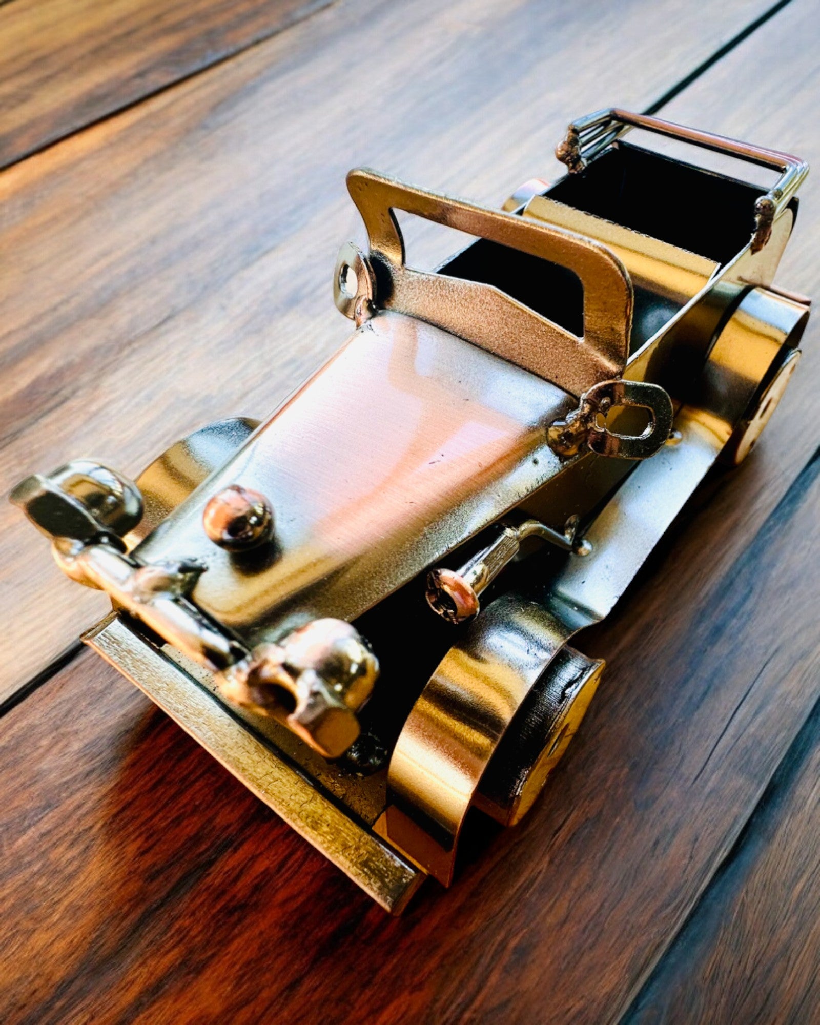 Retro klassisk bil, bil, af jern - "Vintage Drive" kollektion, bilmodel, personliggørelse med gravering som gave