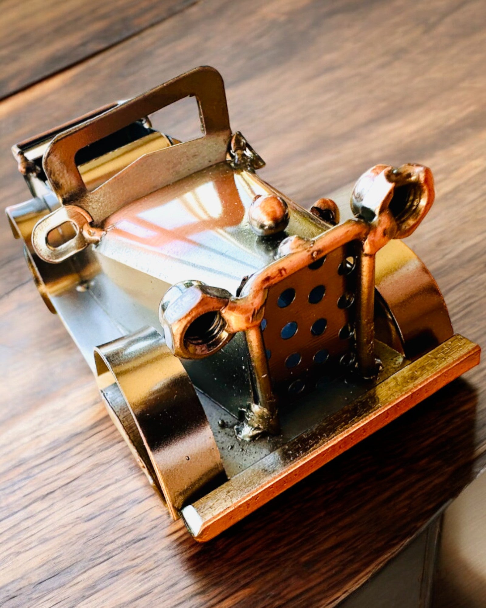 Retro klassisk bil, bil, af jern - "Vintage Drive" kollektion, bilmodel, personliggørelse med gravering som gave