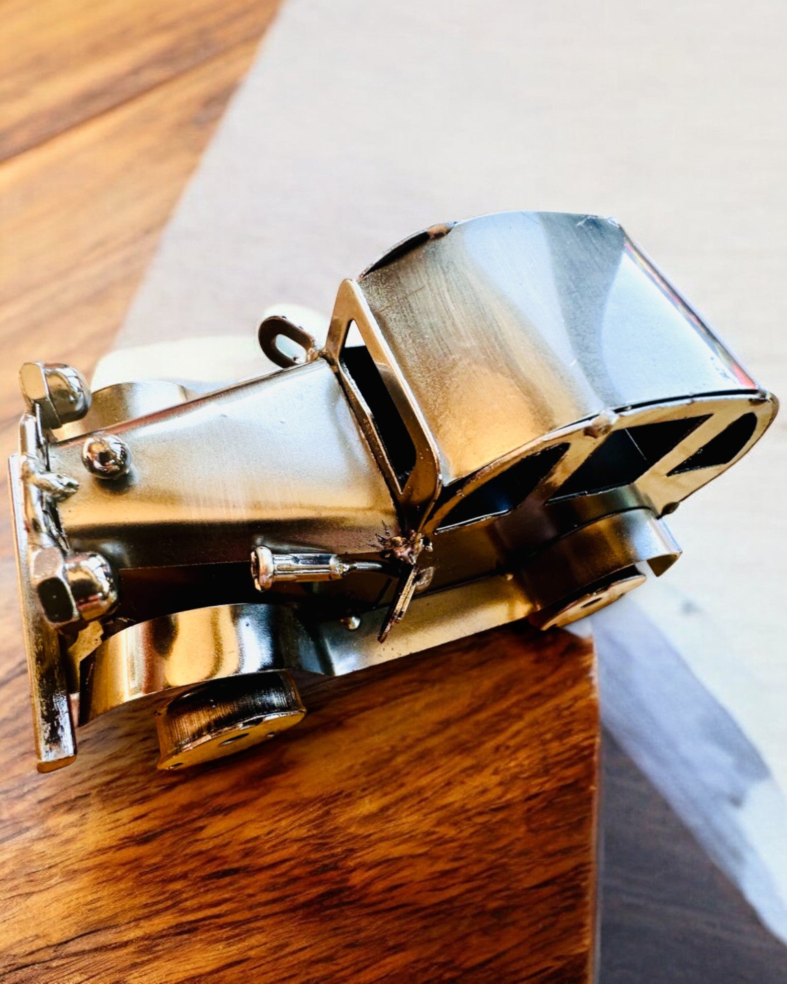 Retro klassisk bil, bil, af jern - "Vintage Drive" kollektion, bilmodel, personliggørelse med gravering som gave