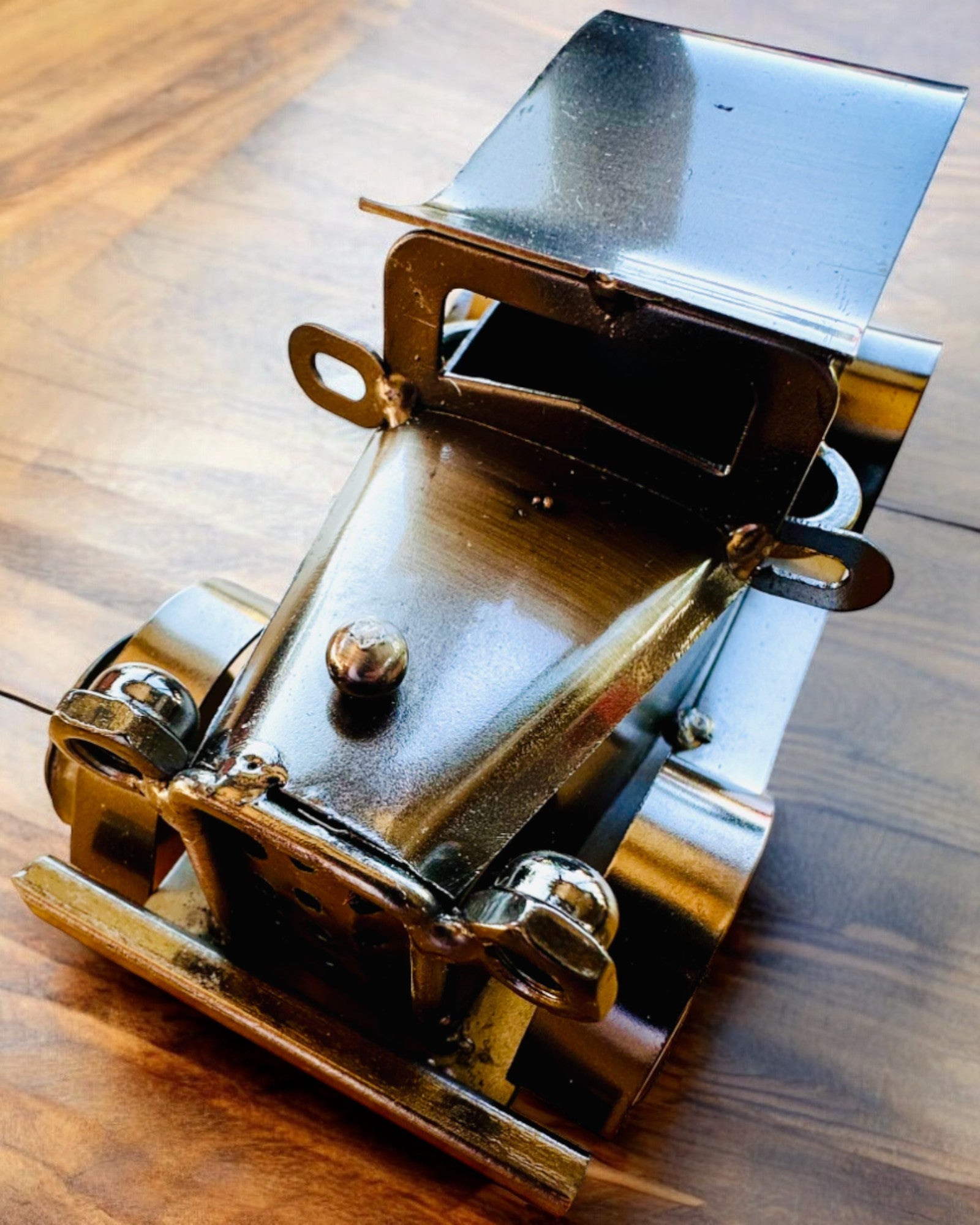 Retro klassisk bil, bil, af jern - "Vintage Drive" kollektion, bilmodel, personliggørelse med gravering som gave