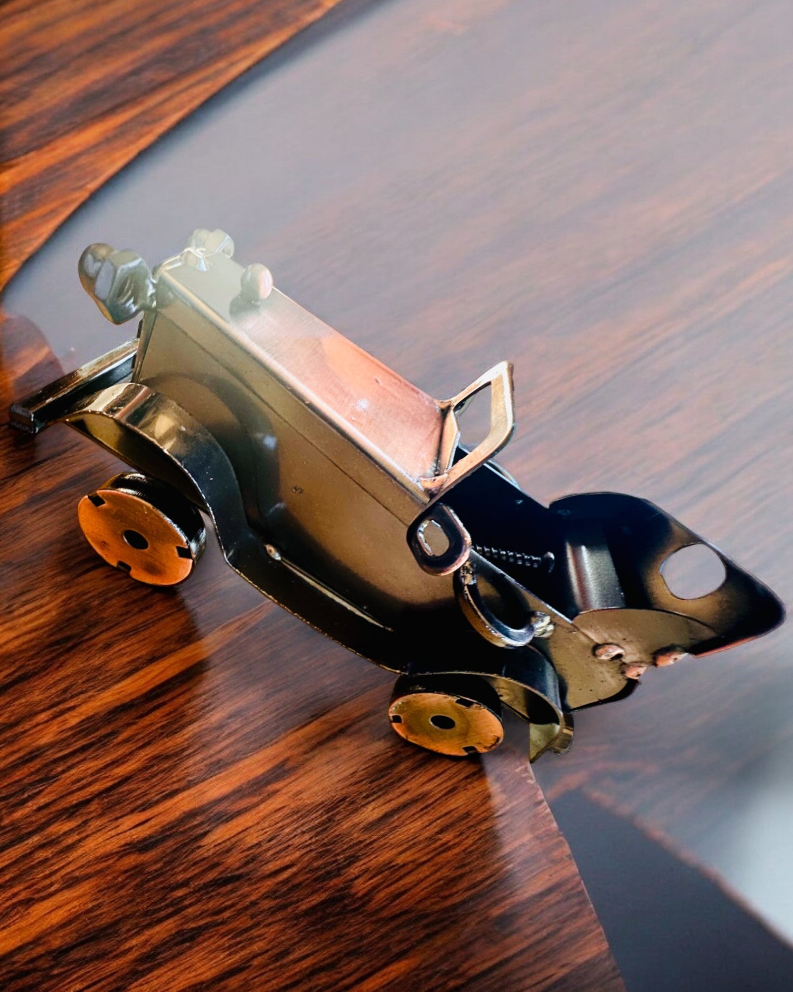 Retro klassisk bil, bil, af jern - "Vintage Drive" kollektion, bilmodel, personliggørelse med gravering som gave