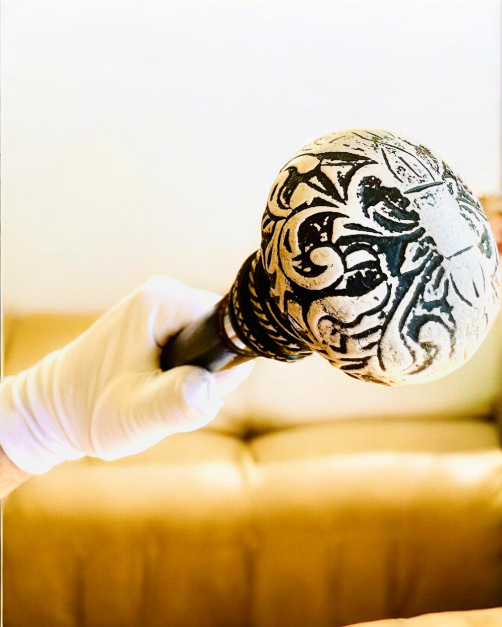 Vandrestok "Majestætens Stok" Træ Håndlavet, mulighed for gravering, 2 varianter at vælge imellem