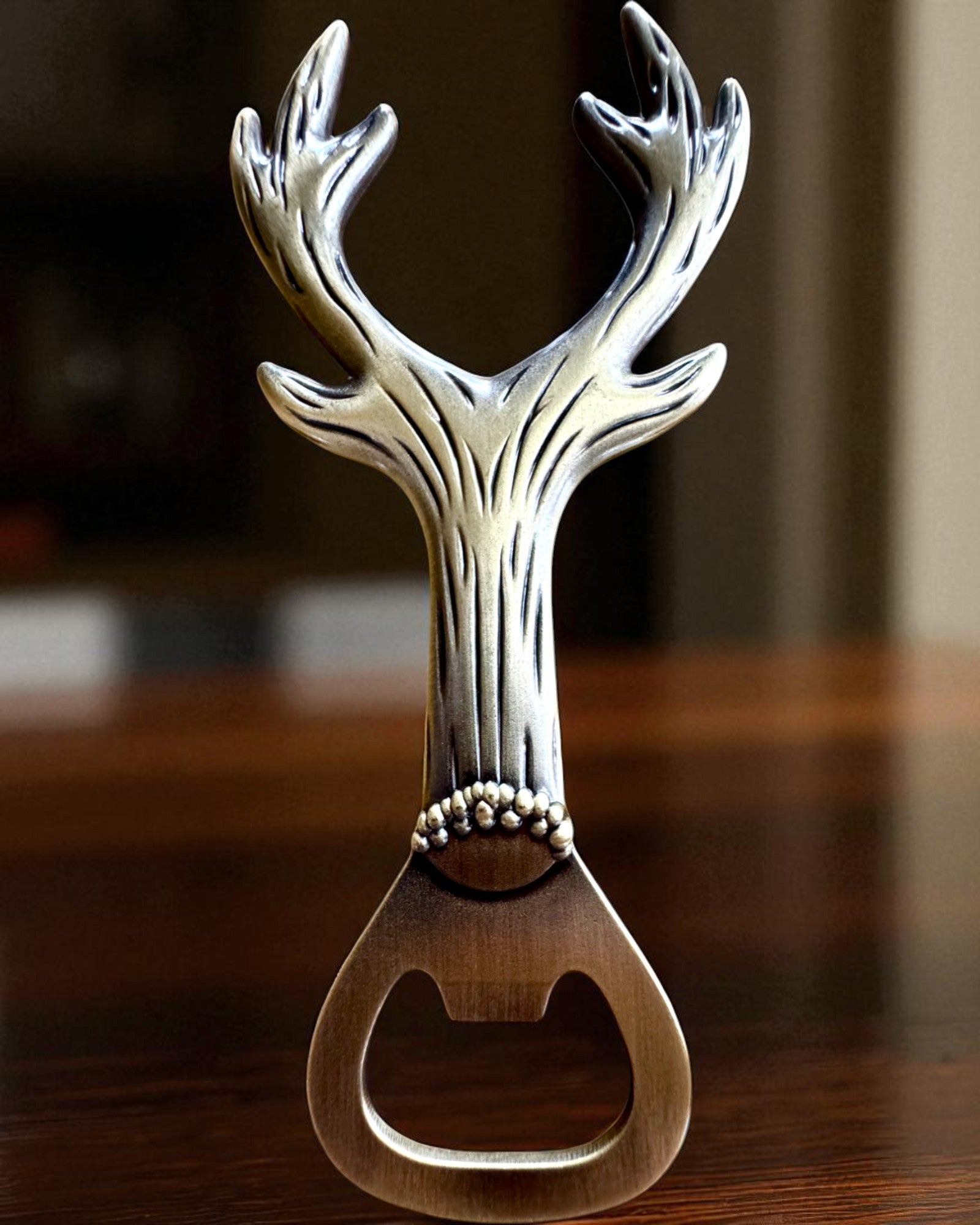 Flaskeåbner Vintage Dyr - 7 varianter, tilpasning med gravering som gave