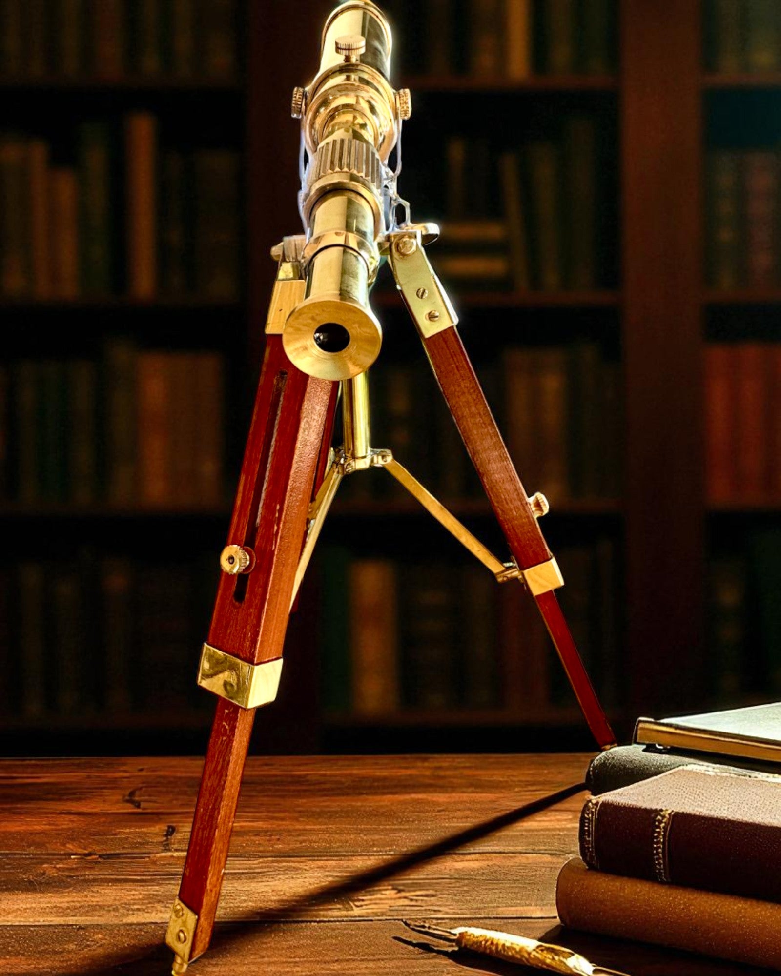 Celestial-lup på Træstander 41 cm, mulighed for personalisering med gravering som gave