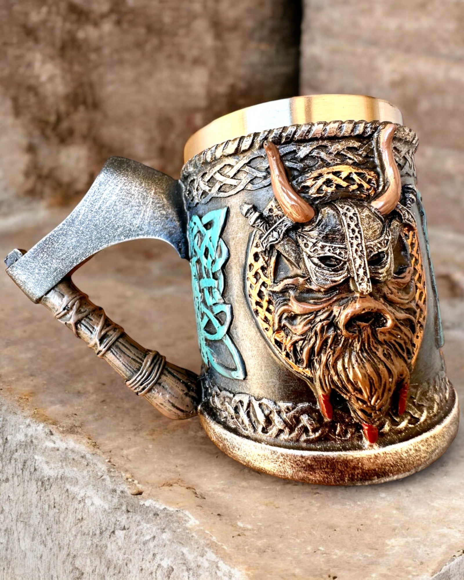 Vikingekrus Ragnar's Horn - med mulighed for gravering som gave, 250 ml
