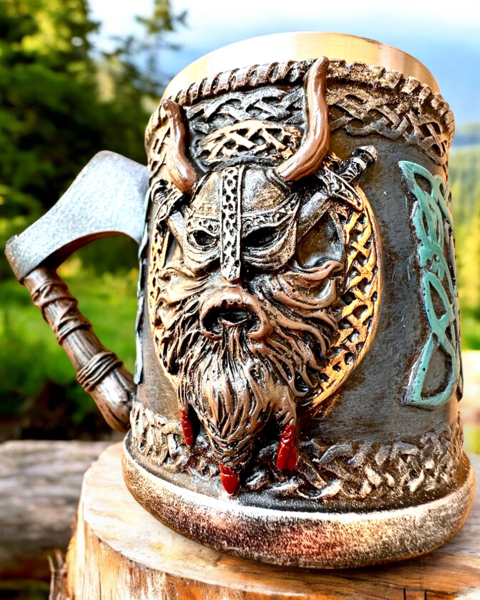 Vikingekrus Ragnar's Horn - med mulighed for gravering som gave, 250 ml