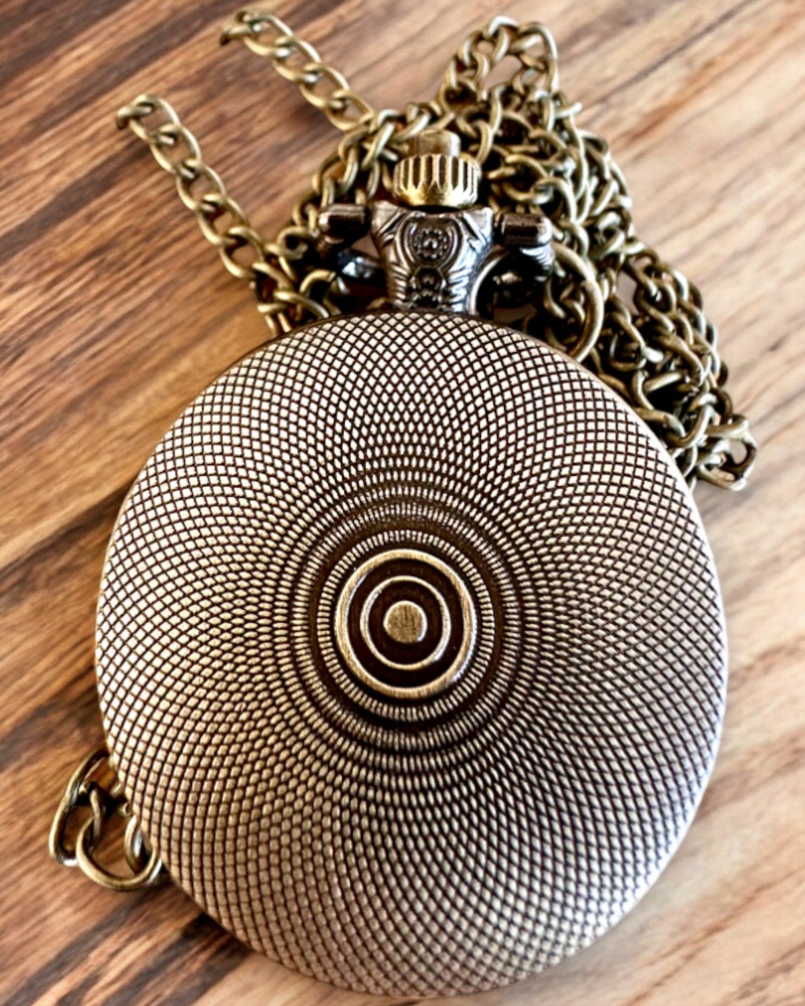 Retro Lommeur "Motorcykel Stil", mulighed for personlig gravering som gave