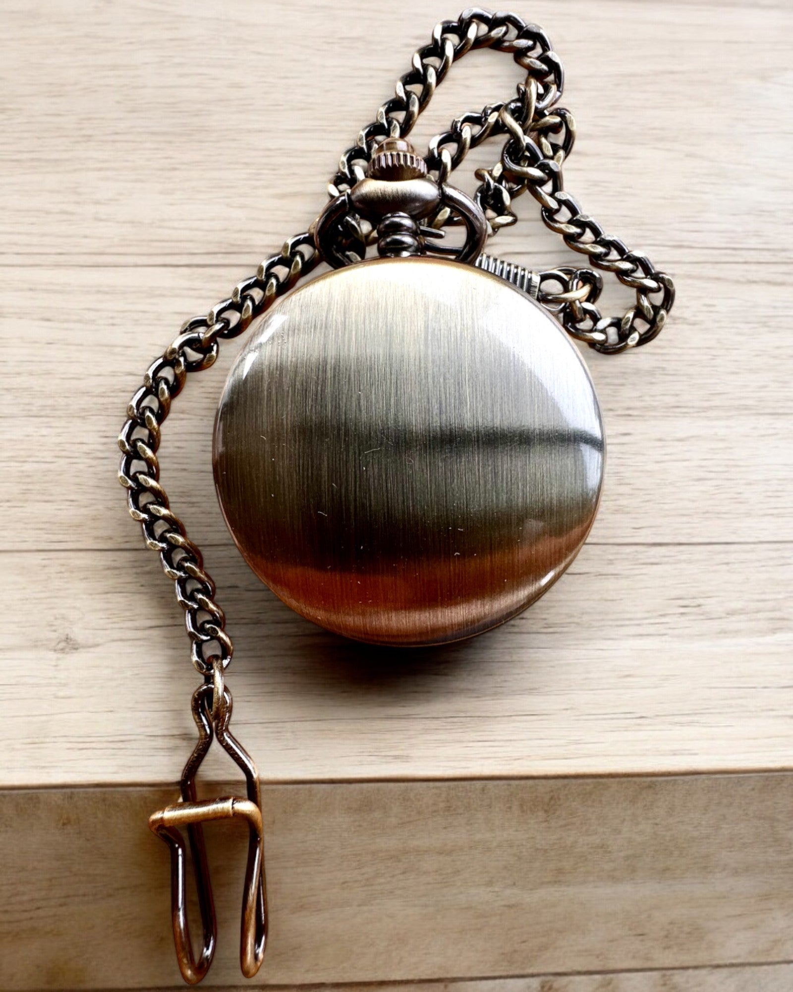 Klassisk Lommeur "Oldtimer" - stilfuld retro elegance, mulighed for personlig gravering som gave