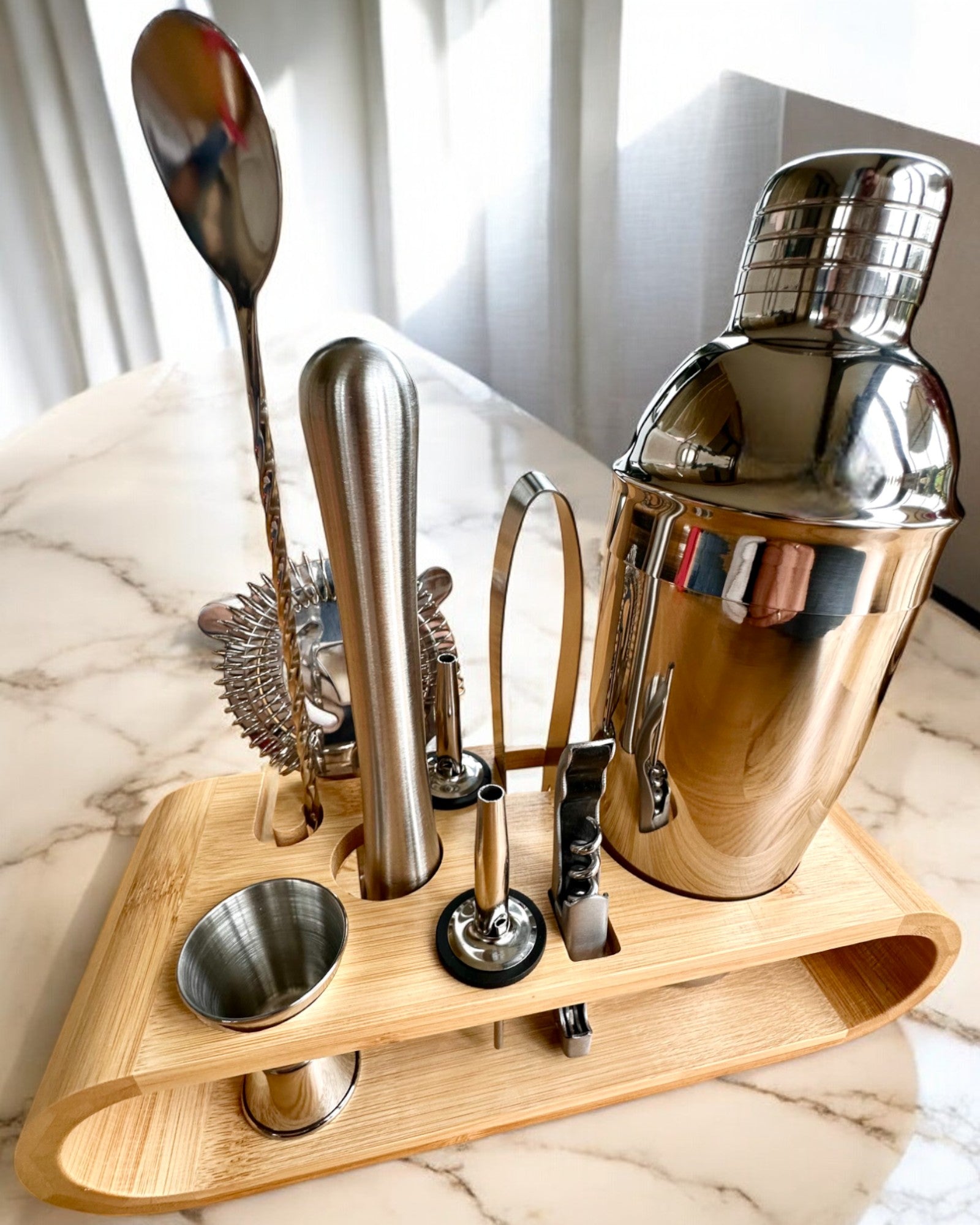 Bartendersæt "MixMaster Pro", mulighed for personlig gravering som gave