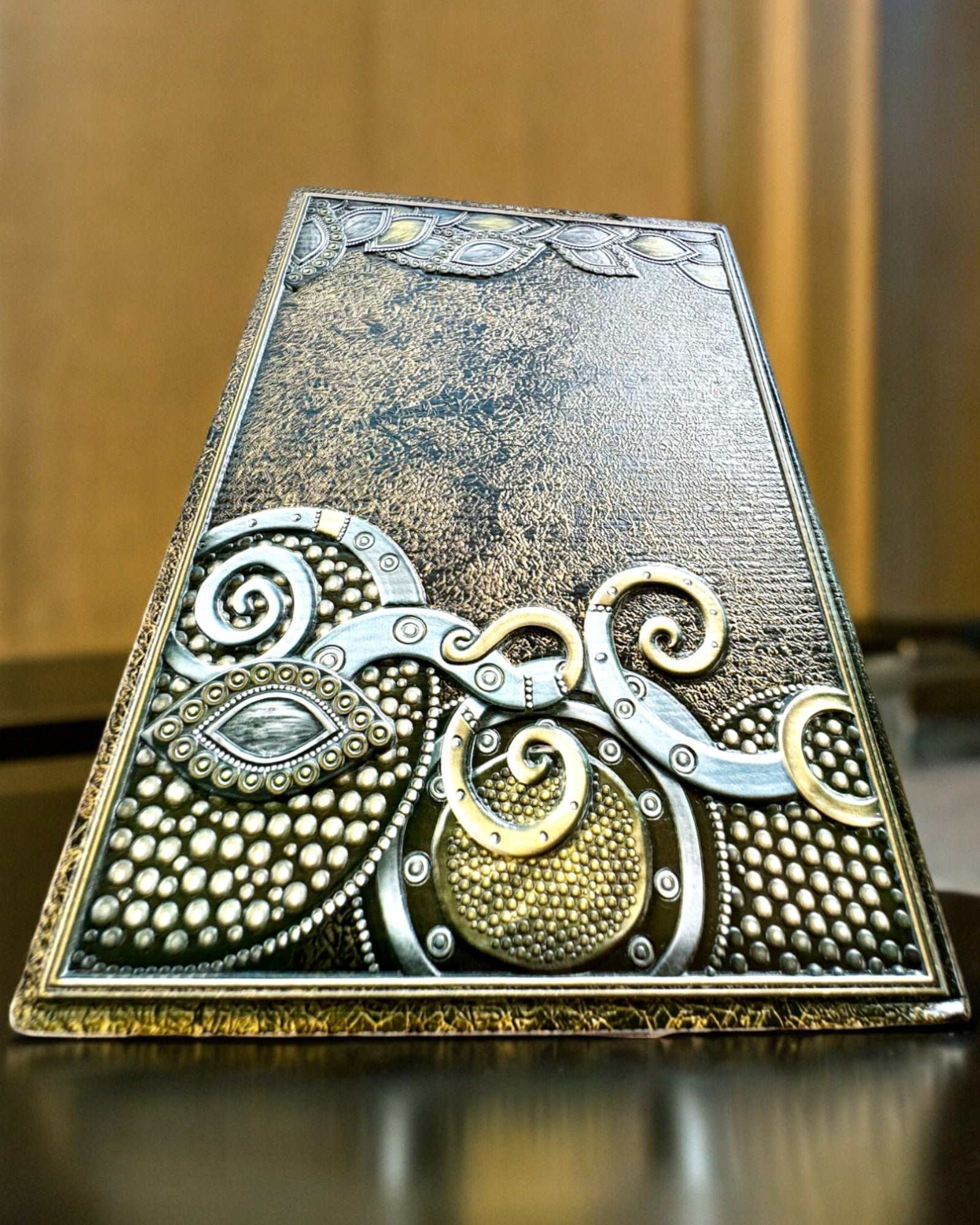 Kunstnerisk notesbog, notesbog maskerade - A5, personalisering med gravering som gave