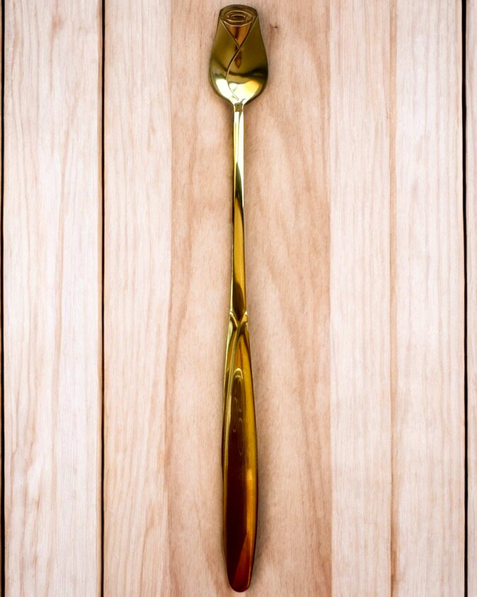 Personliggjort Rosen Ske med Mulighed for Gravering som gave - 3 farvevarianter at vælge imellem