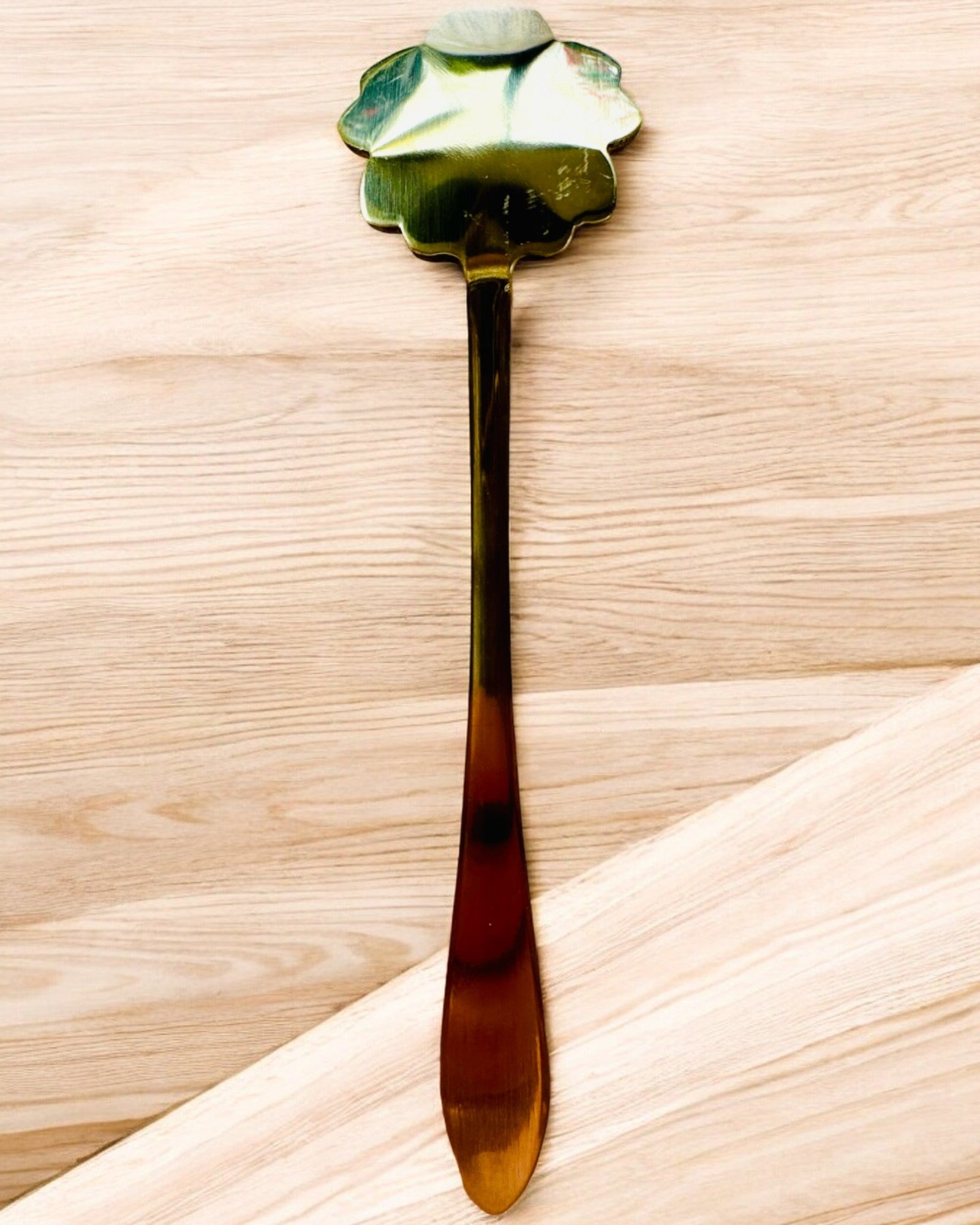 Sæt af skeer "Blomster Rapsodi" - personliggørelse med gravering som gave, 2 varianter at vælge imellem