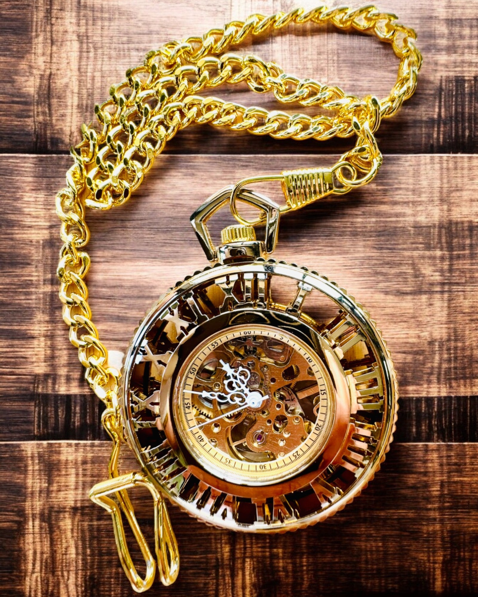 Lommeur "Mechanica Heritage" med Mulighed for Personalisering