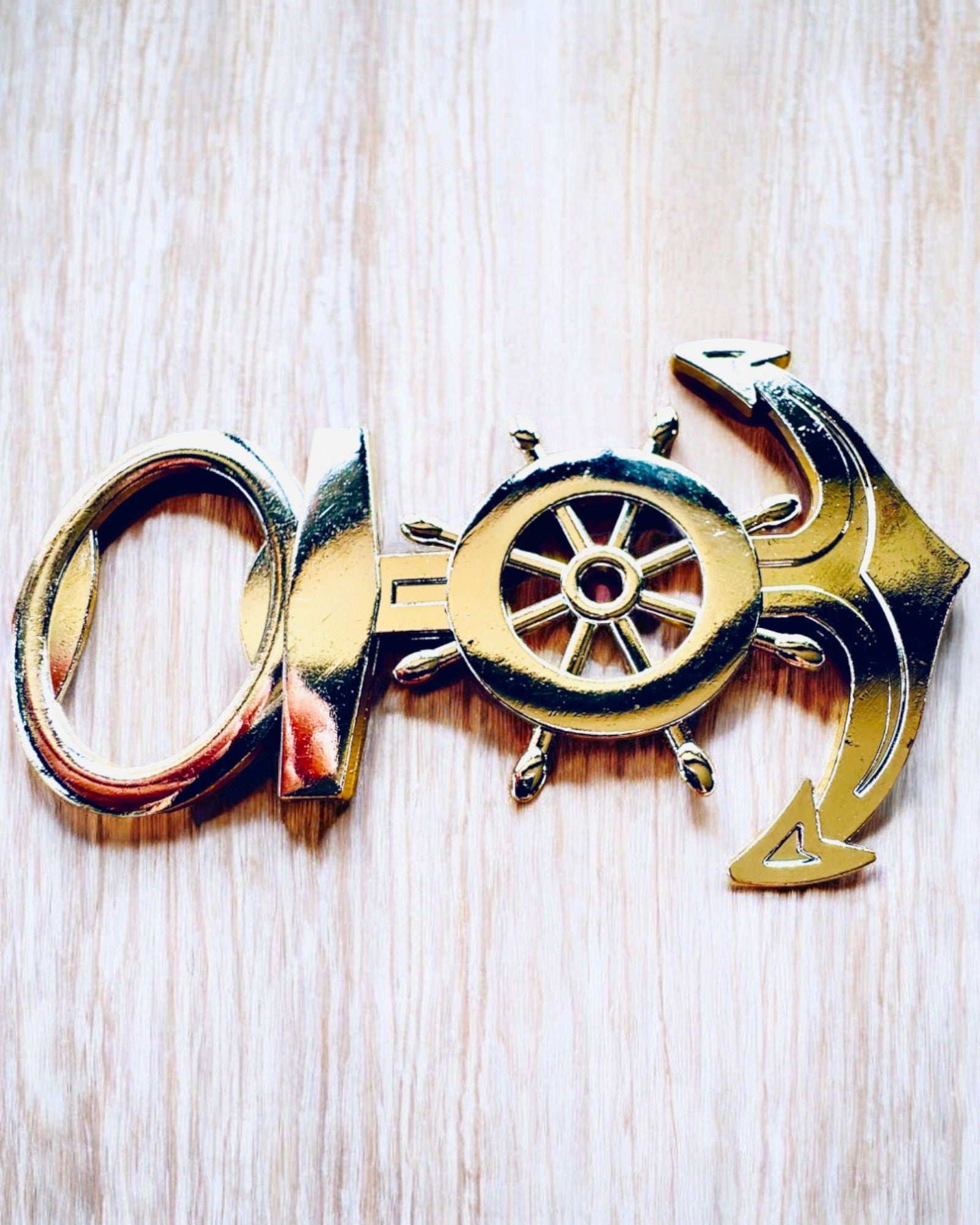 Kaptejnens flaskeåbner - mulighed for personlig gravering, sølvfarvet