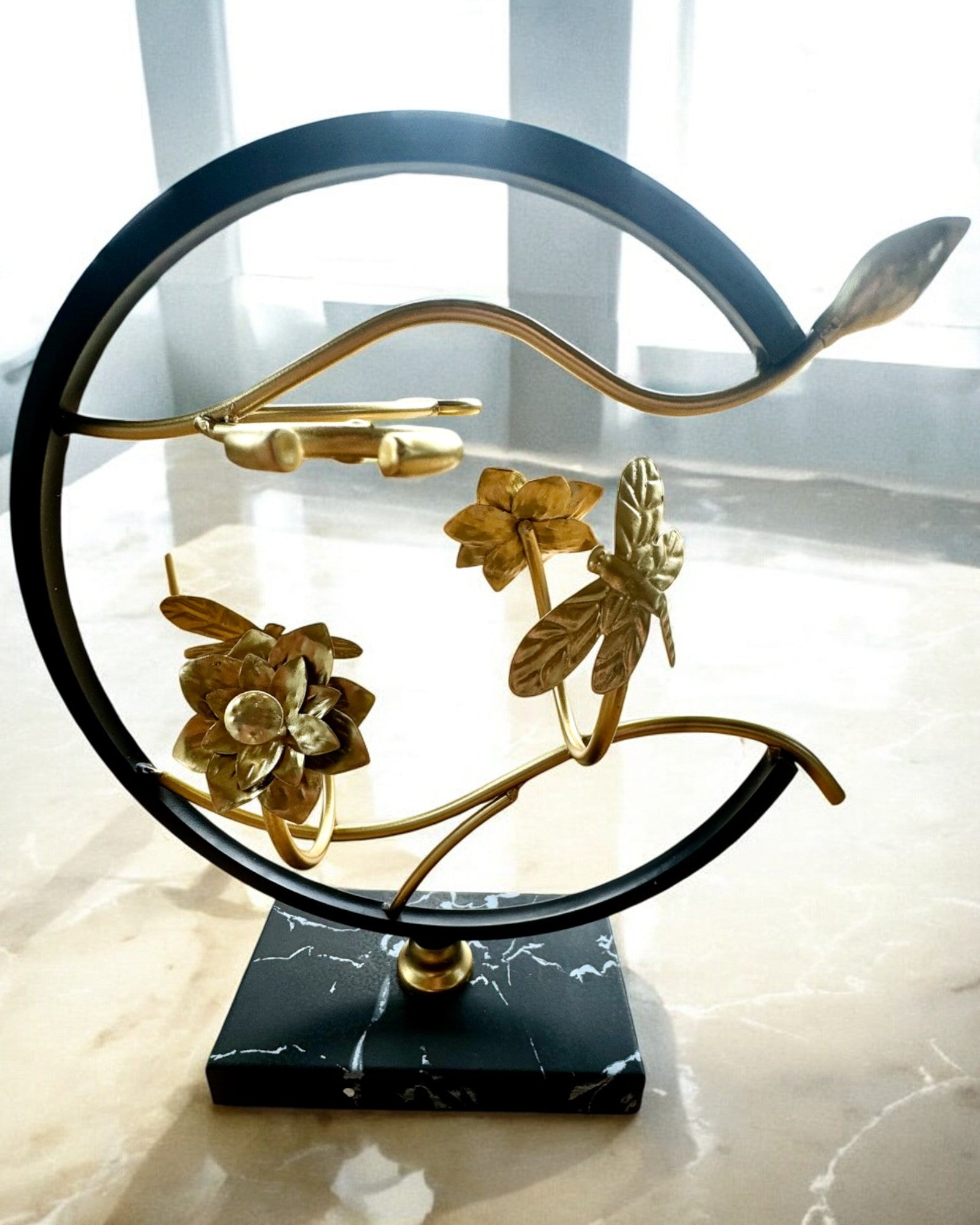 Stativ "Elegancki Owad" - til vinflaske og glas, højde 33 cm, mulighed for personliggørelse med gravering til gave