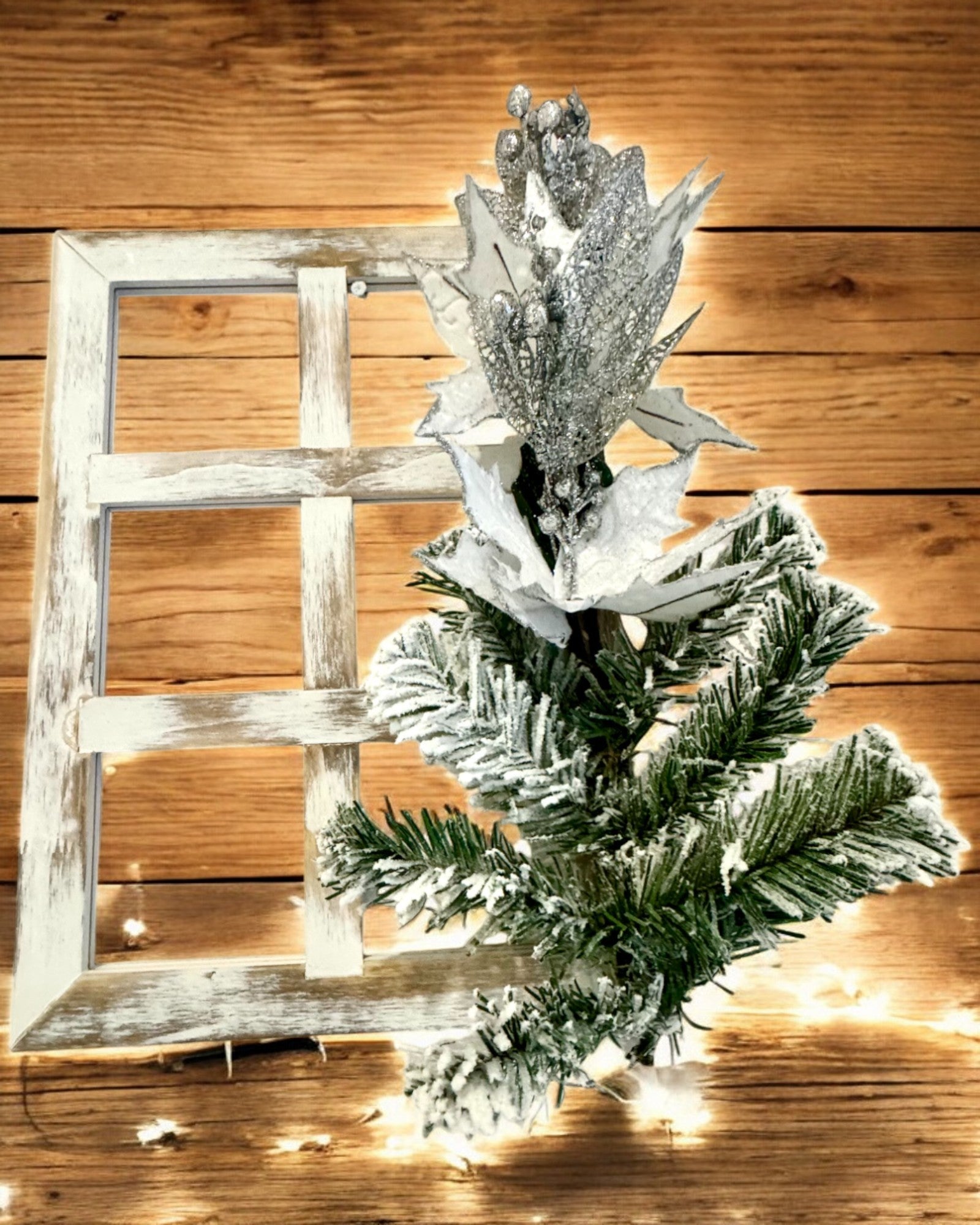 Jule 2 stk. Dekorative Rammer "Vinterglans", mulighed for personlig gravering som gave