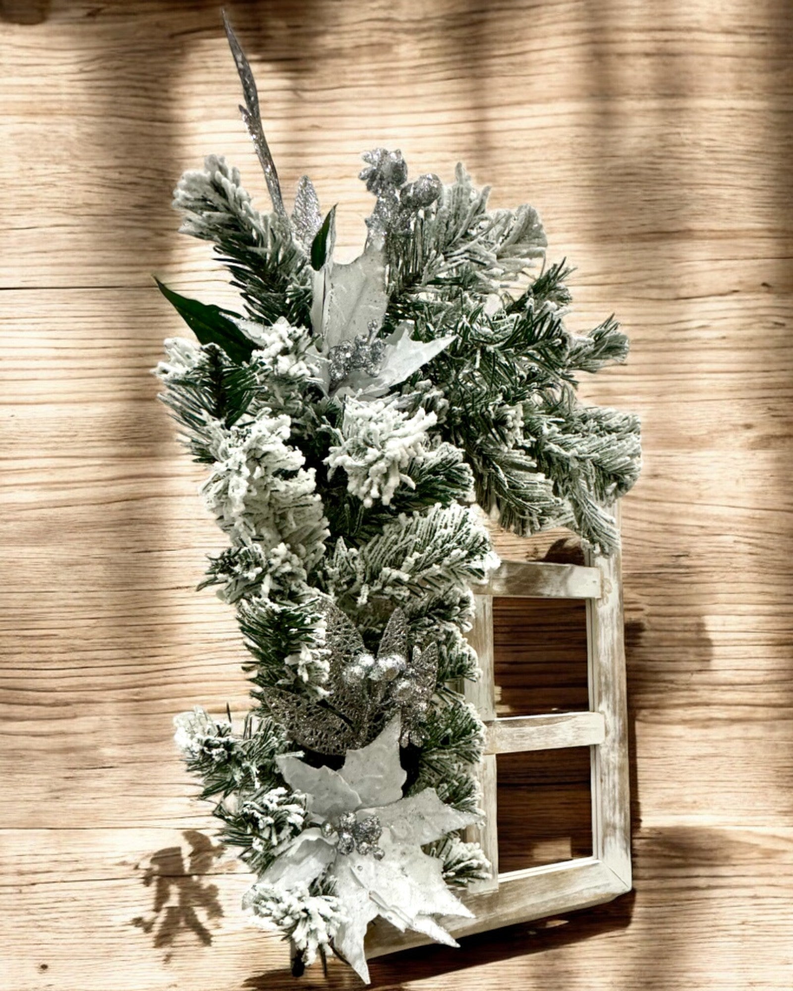 Jule 2 stk. Dekorative Rammer "Vinterglans", mulighed for personlig gravering som gave