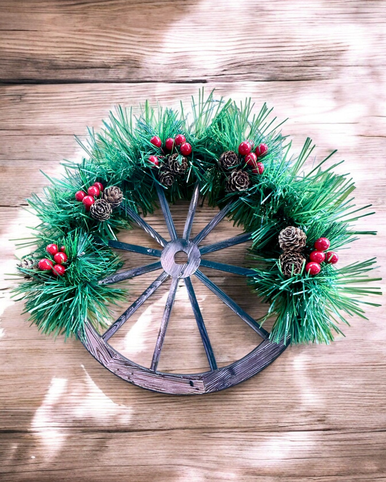 Dekorationssæt 3 x Julekranse "Wesoła Gwiazda" - mulighed for personlig gravering som gave