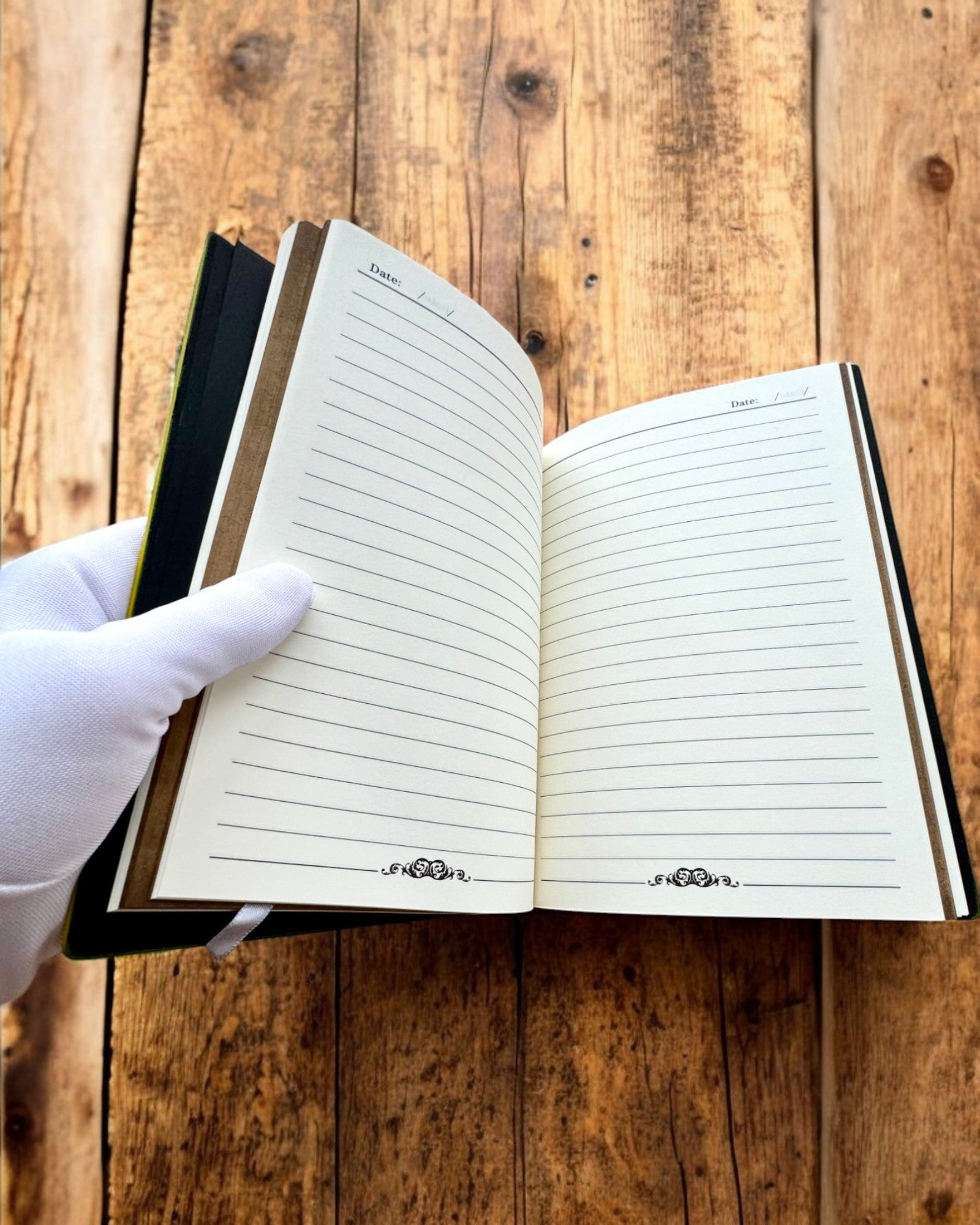 Skovhjort Notesbog med Hjortemotiv, A5 - personalisering med gravering som gave