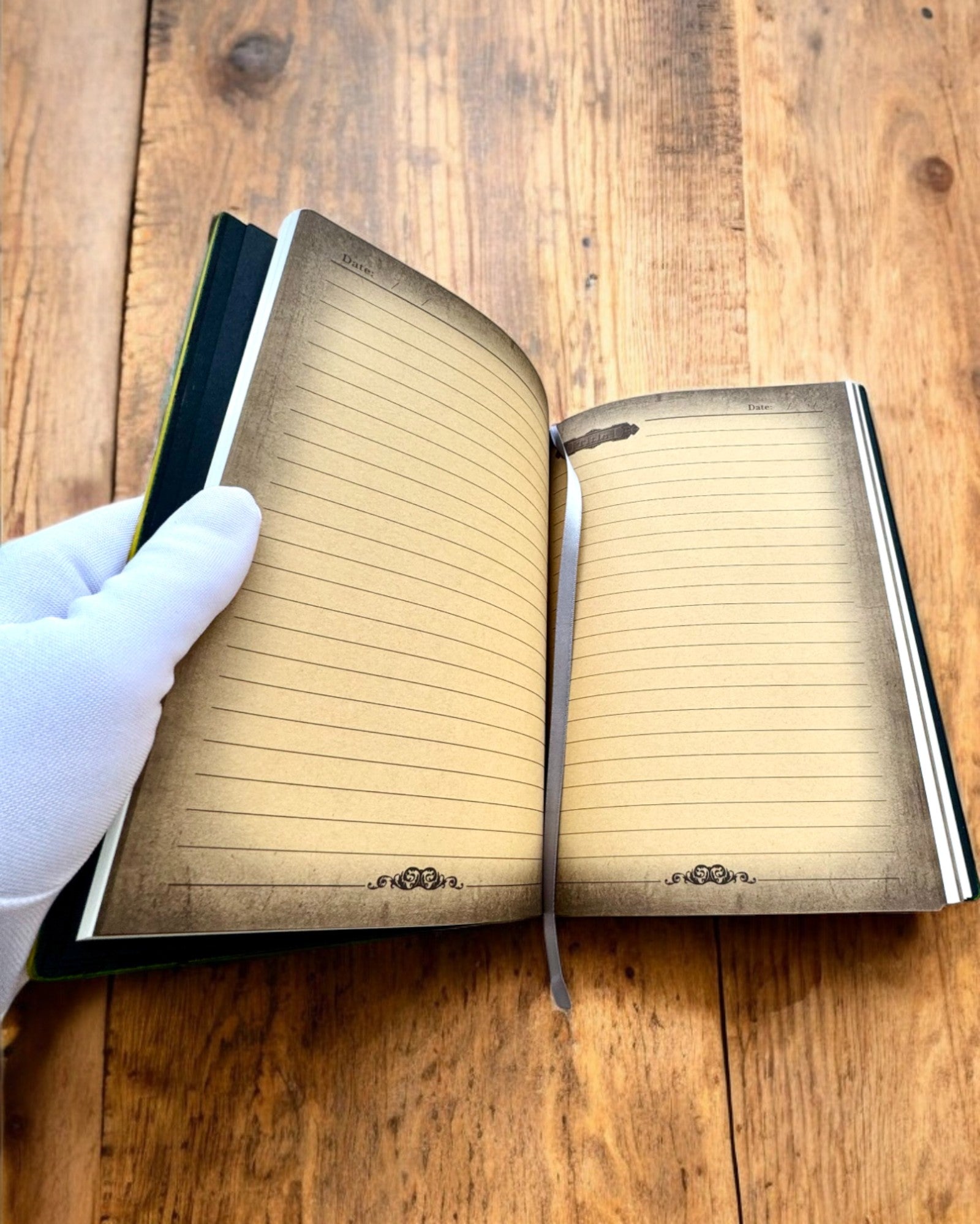 Skovhjort Notesbog med Hjortemotiv, A5 - personalisering med gravering som gave