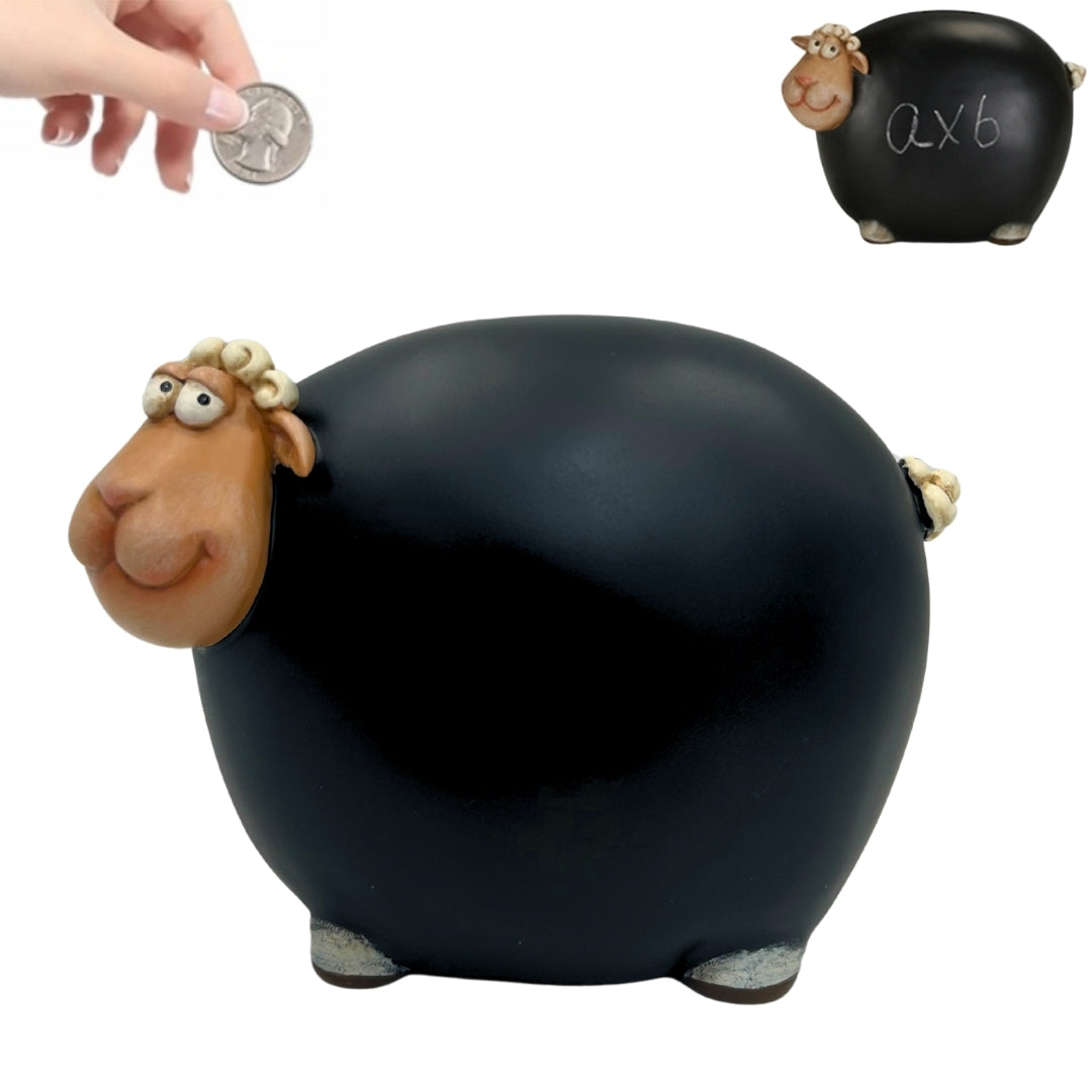 Får-sparegris med tavlemaling - tavle – CE34136