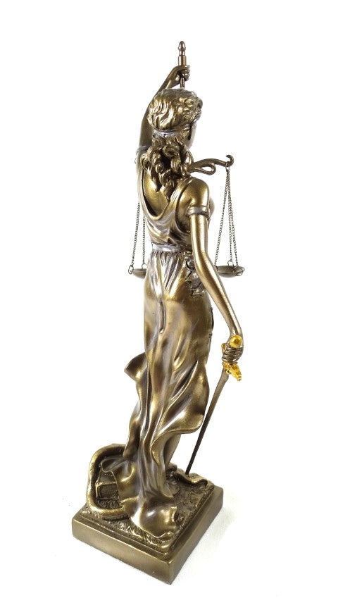 Themis-figur 35 cm - gave til advokat eller dommer - MC-90037