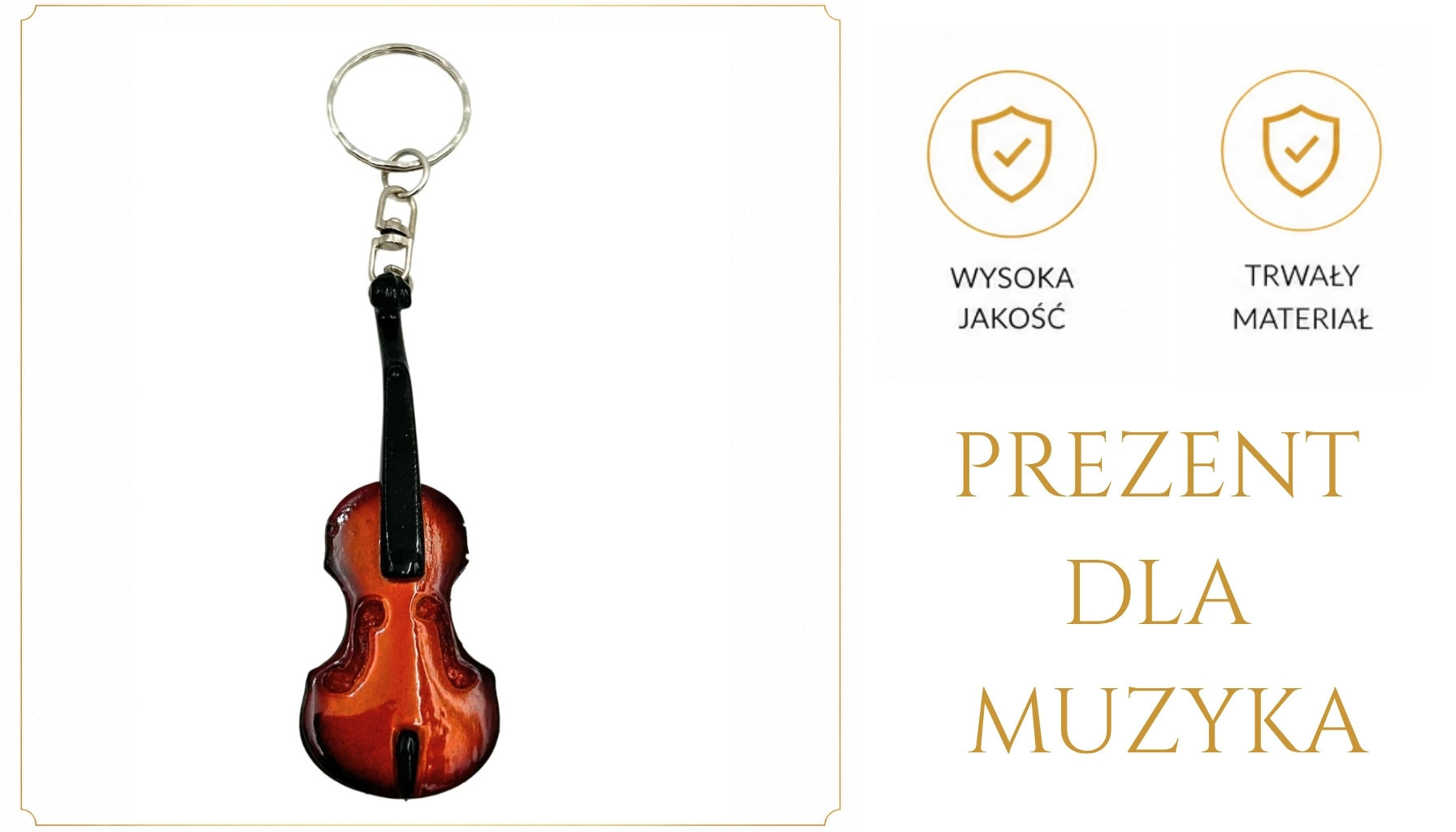 Nøglering til nøgler, violin - ECK-0887