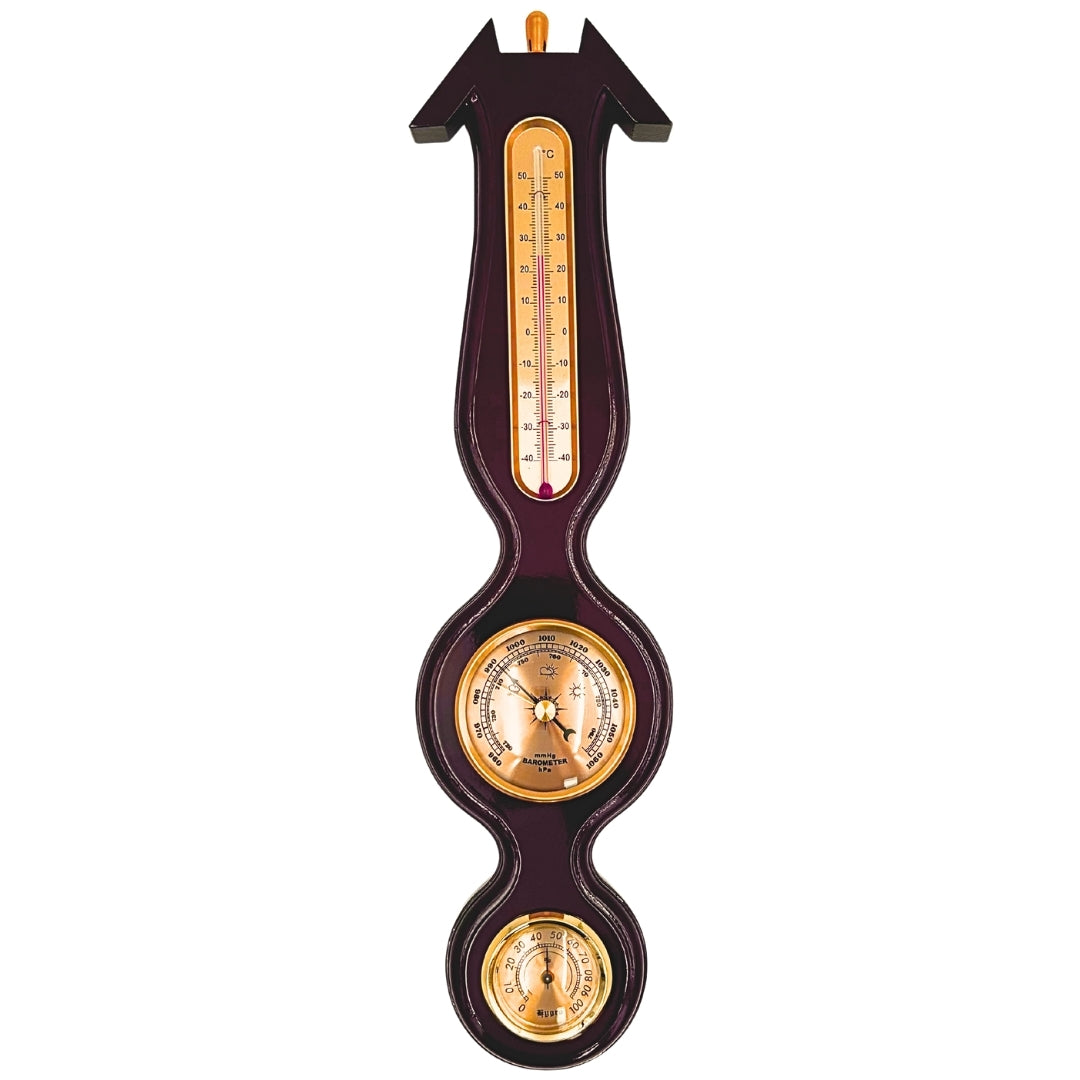 Vejrstation 3-i-1 termometer barometer hygrometer 40cm – YG37