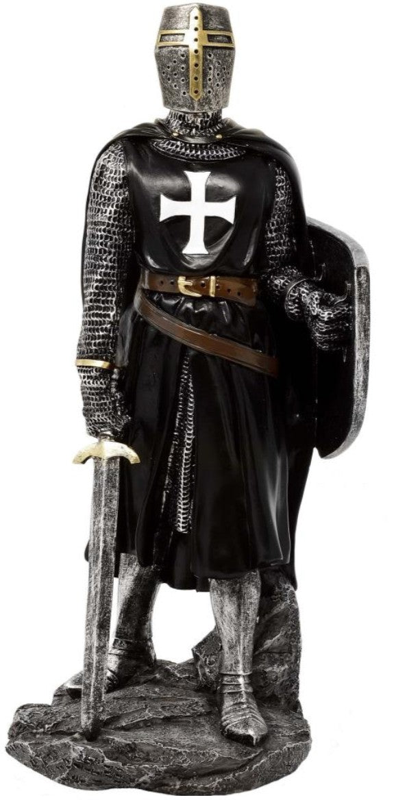 Ridder - korsfarer - figur af polyresin - MC-23078