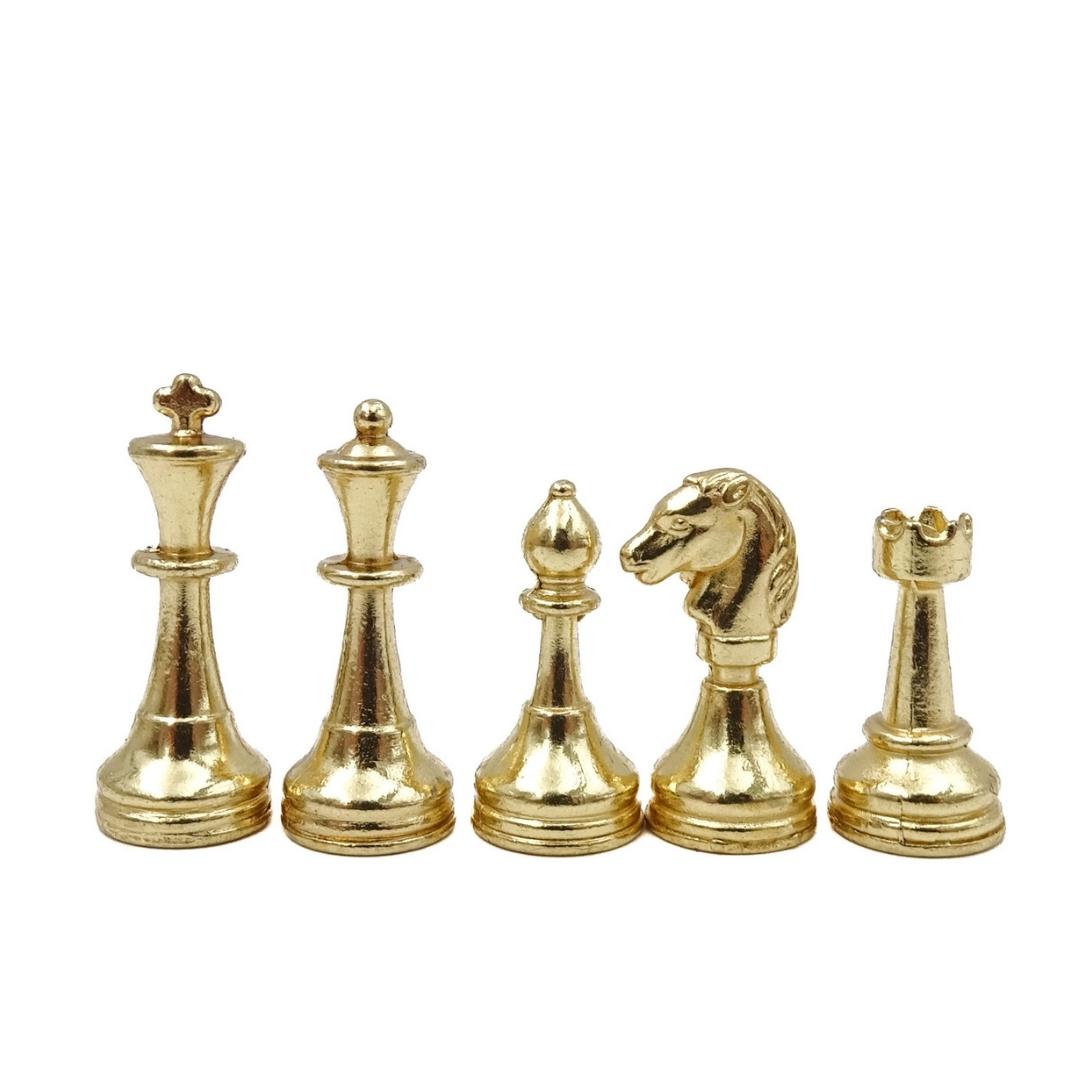 Eksklusivt magnetisk skakspil i metal Italfama 18x18 cm – N300