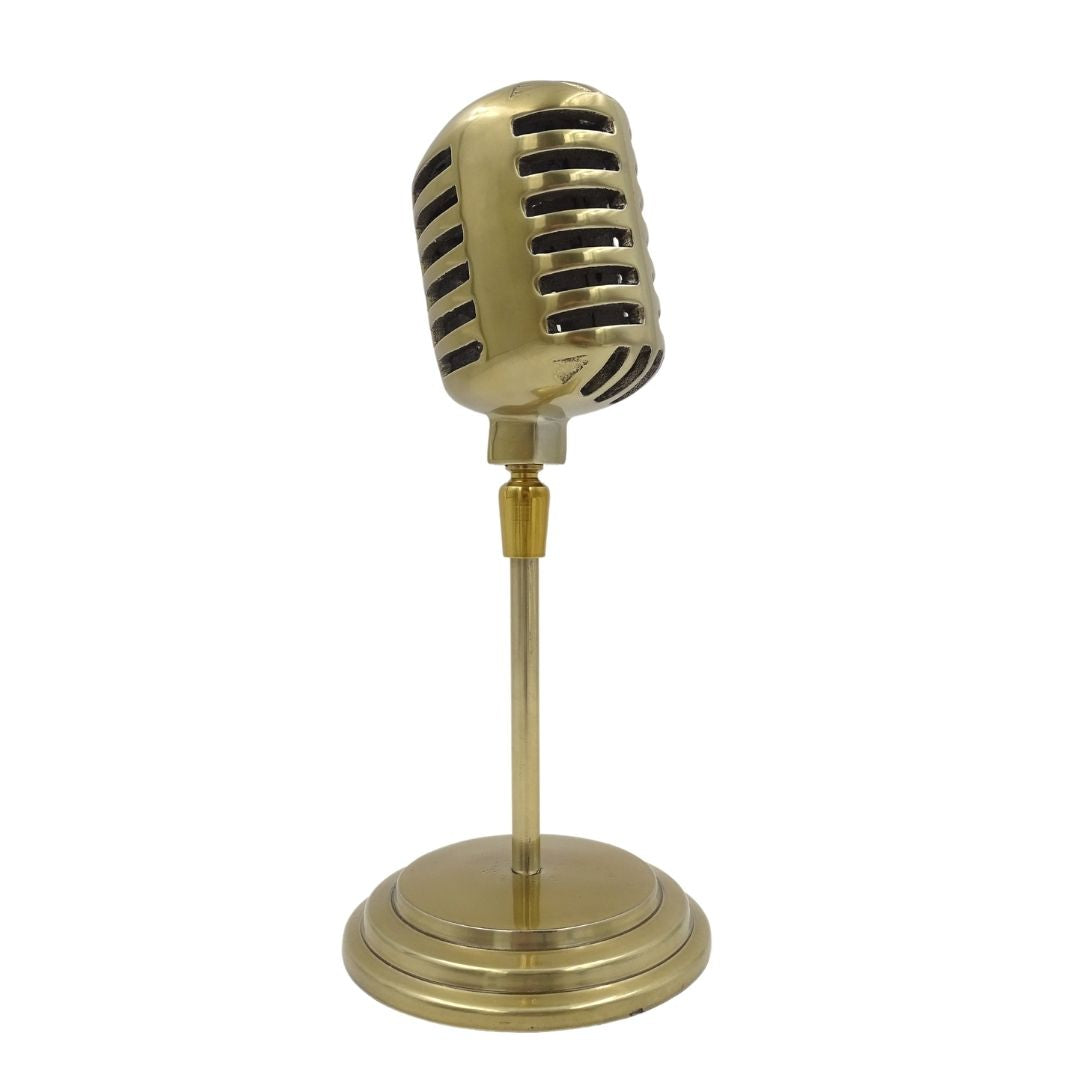 Retro mikrofonstatuette - 92715B