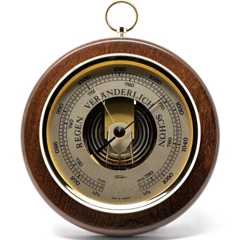 Rundt barometer 1436R-12 Fischer