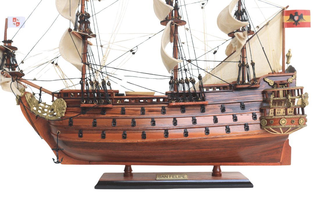 Eksklusiv model af sejlskibet San Felipe – SF4 med mulighed for personlig gravering