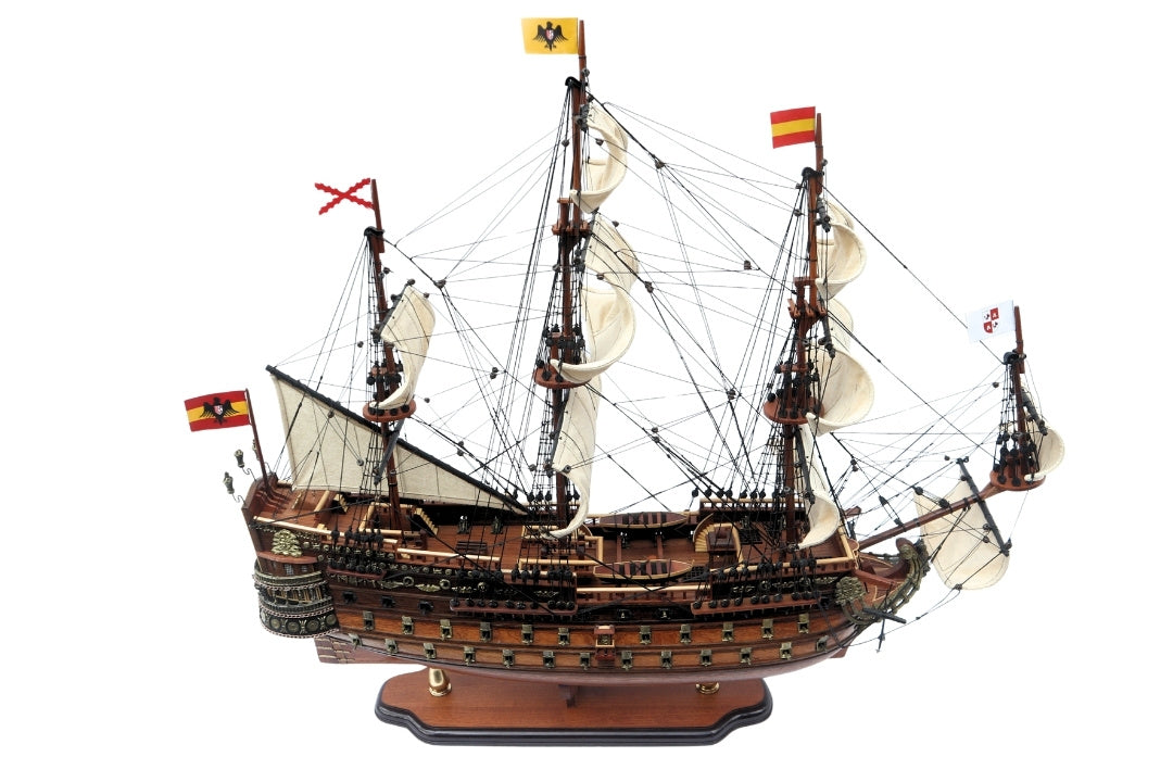 Model af sejlskibet San Felipe 80cm med mulighed for personlig gravering