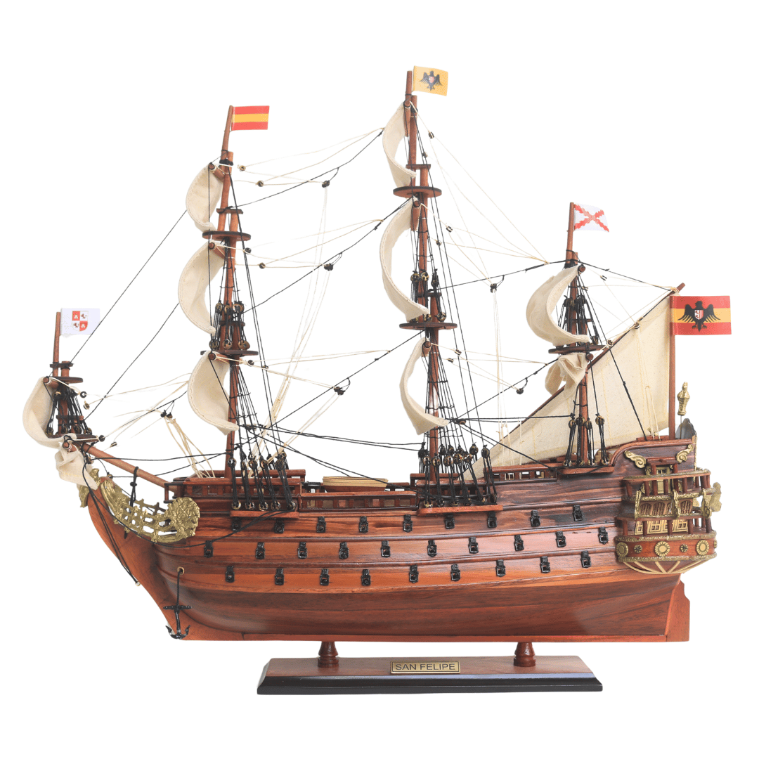 Eksklusiv model af sejlskibet San Felipe – SF4 med mulighed for personlig gravering