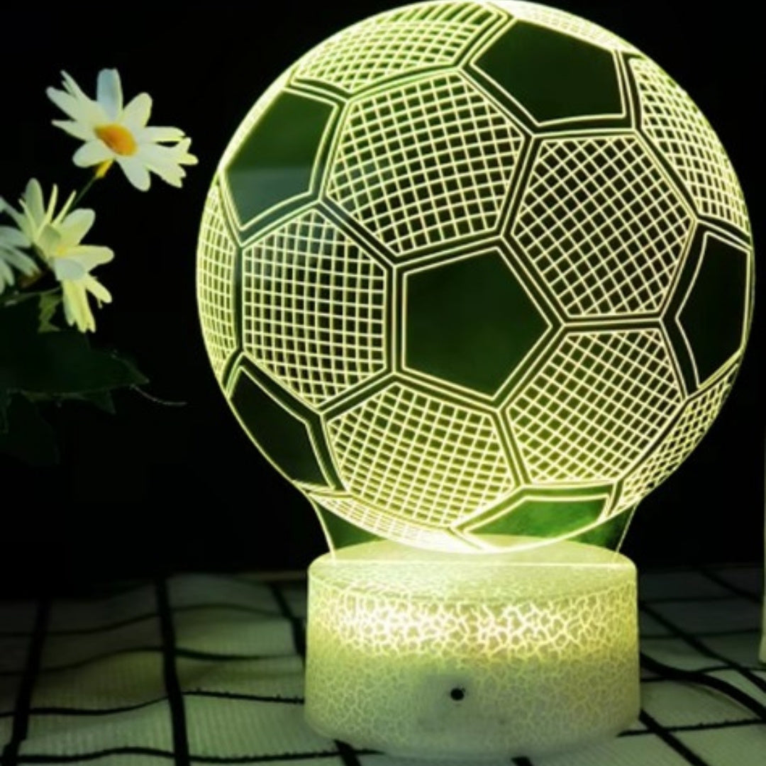 Natlampe Fodbold - gave til fodboldspilleren gadget - 3 farver - P107