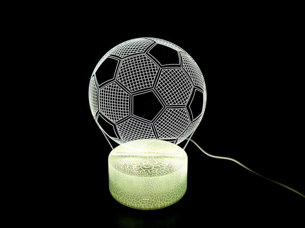 Natlampe Fodbold - gave til fodboldspilleren gadget - 3 farver - P107