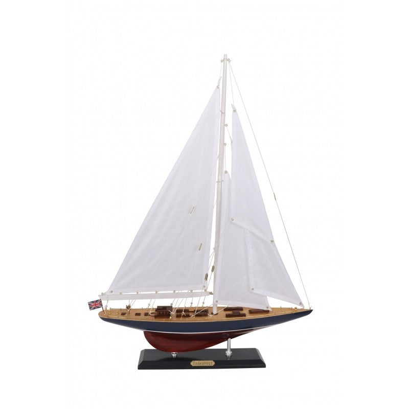Replikamodel af yachten Endeavour, højde 70cm – END