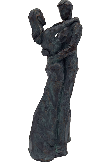 Dekorativ figur af dansende par - gave til bryllup eller årsdag – 43064
