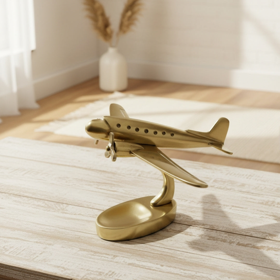 Stor metalmodel af tomotoret fly – 90549