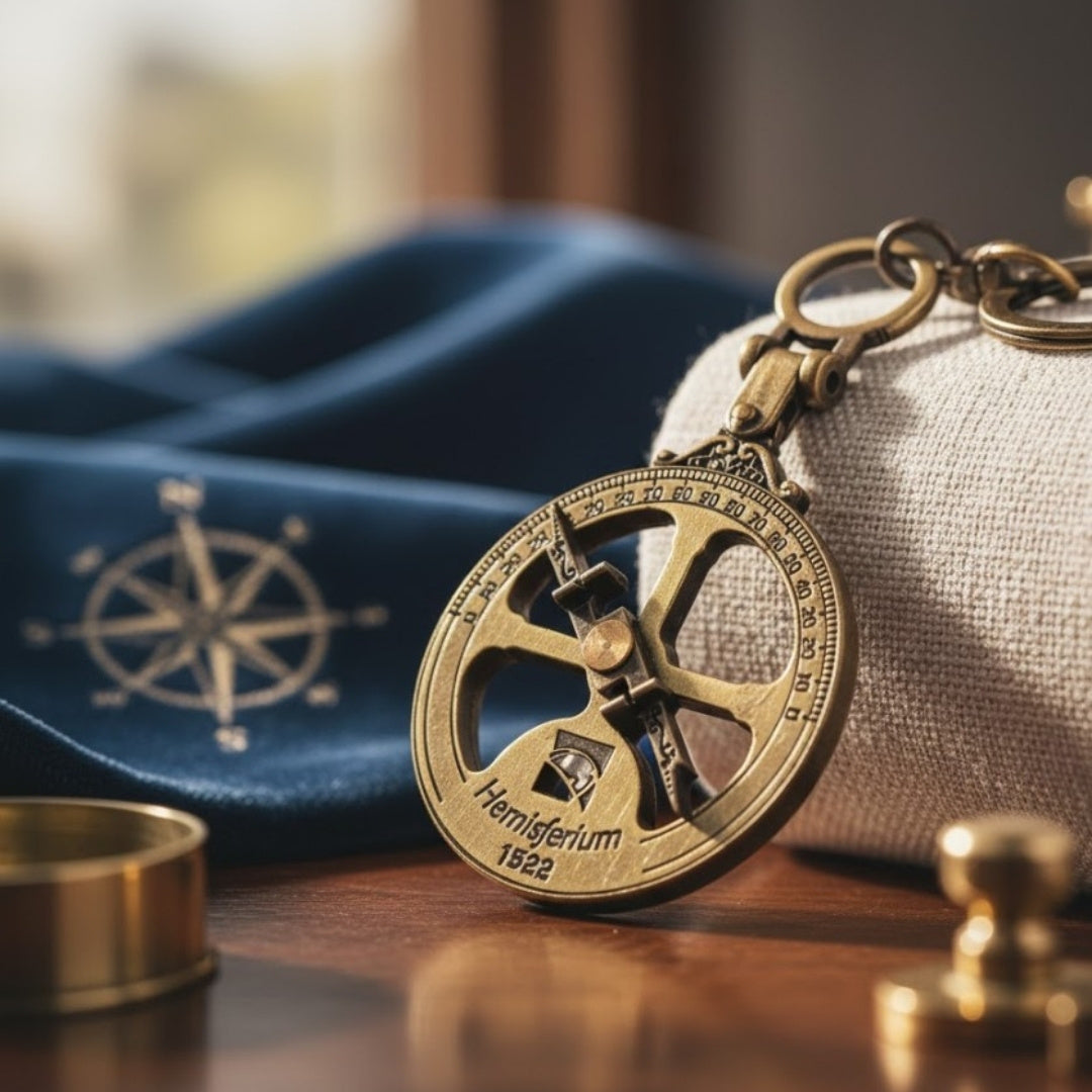 Maritim astrolabium-nøglering - H82